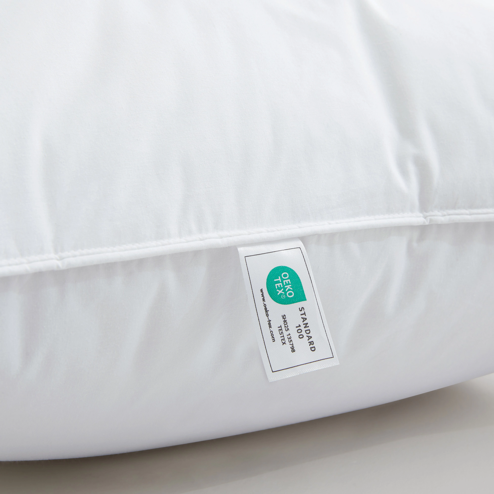 Peace Nest 233 Thread Count Cotton Goose Feather Bed Pillow Set of 2