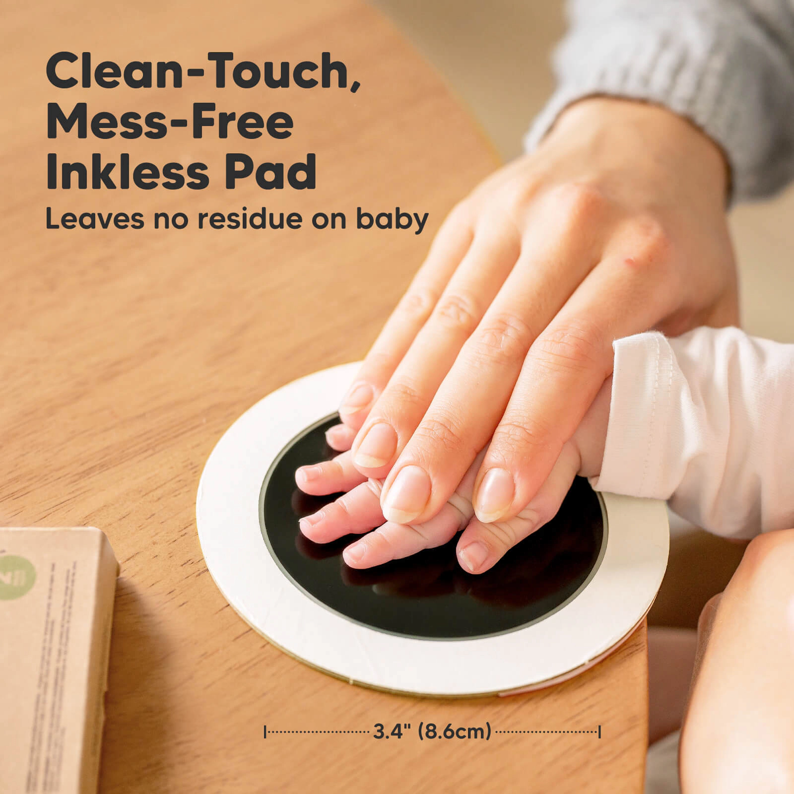 KeaBabies 2-Pack Inkless Ink Pads, Regular