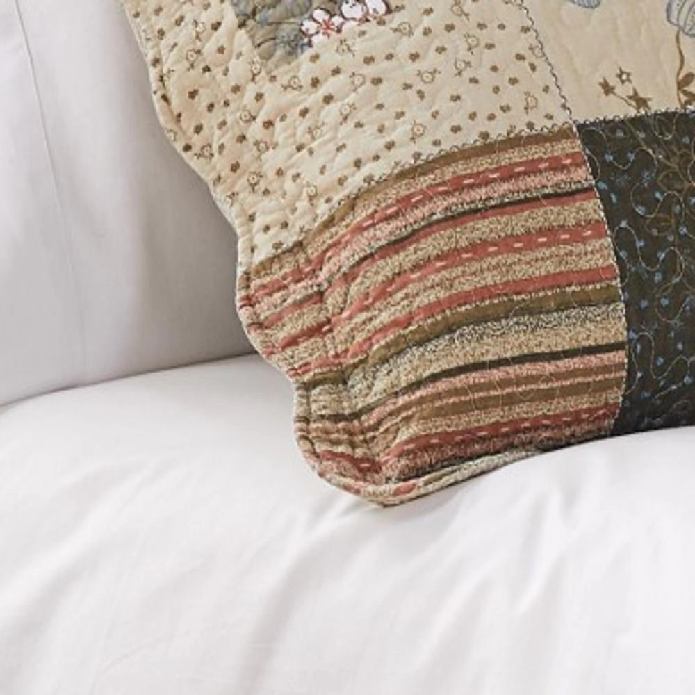 Greenland Home Fashion Sedona Quilt And Pillow Sham Set 3 Piece