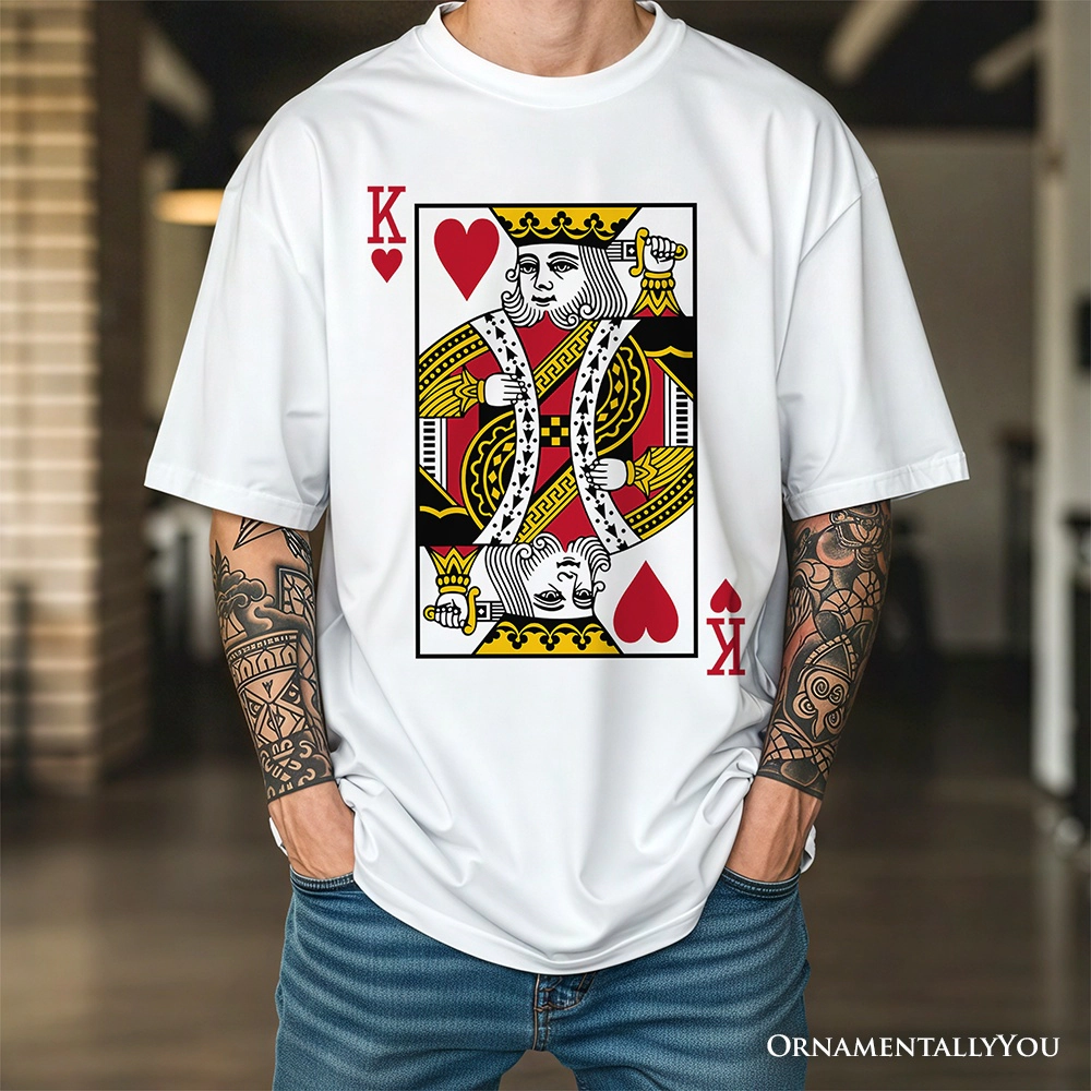 OrnamentallyYou Unisex King Of Hearts Valentine T-Shirt
