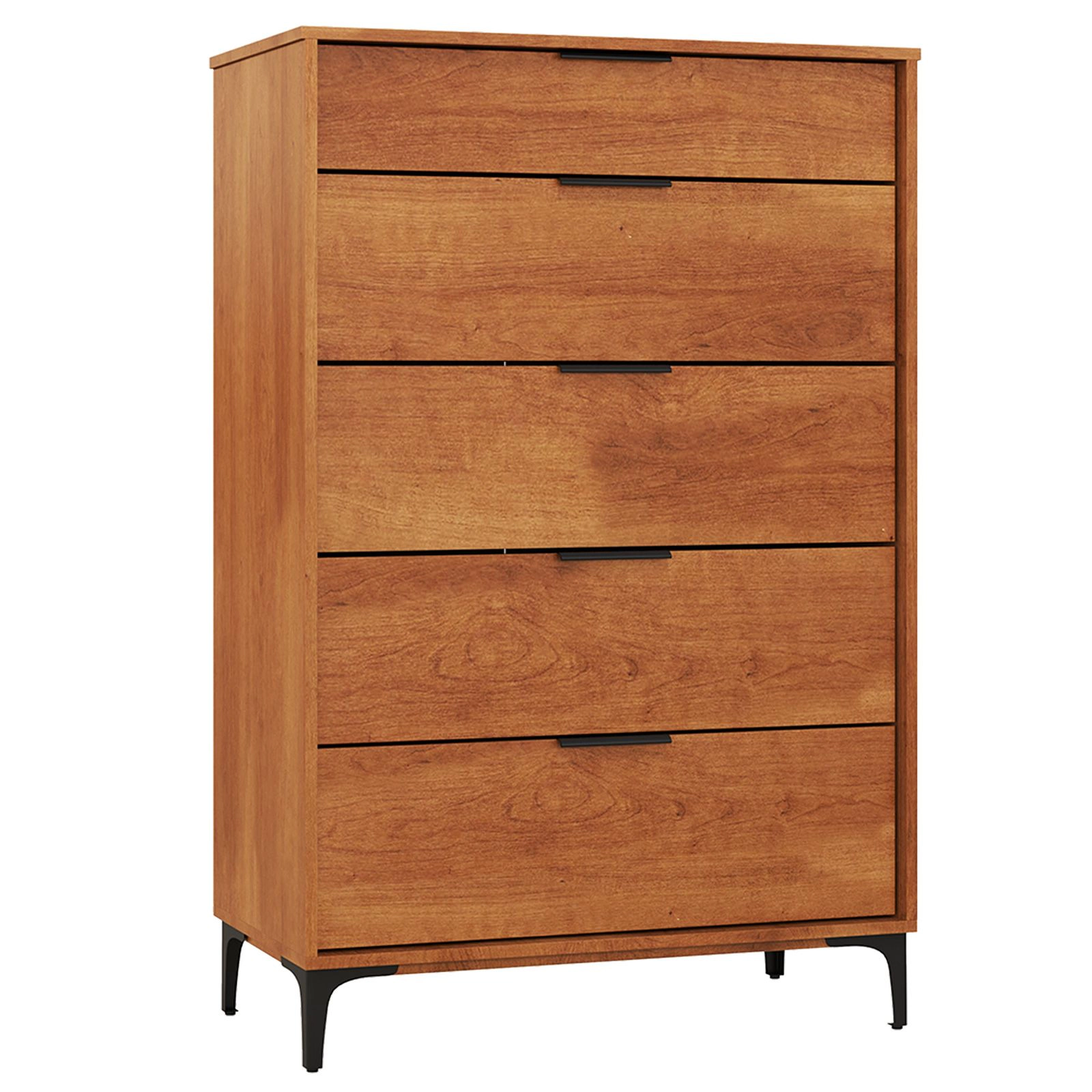 SlickBlue Tall Bedroom Chest of Drawers with Large Storage Space Organizer