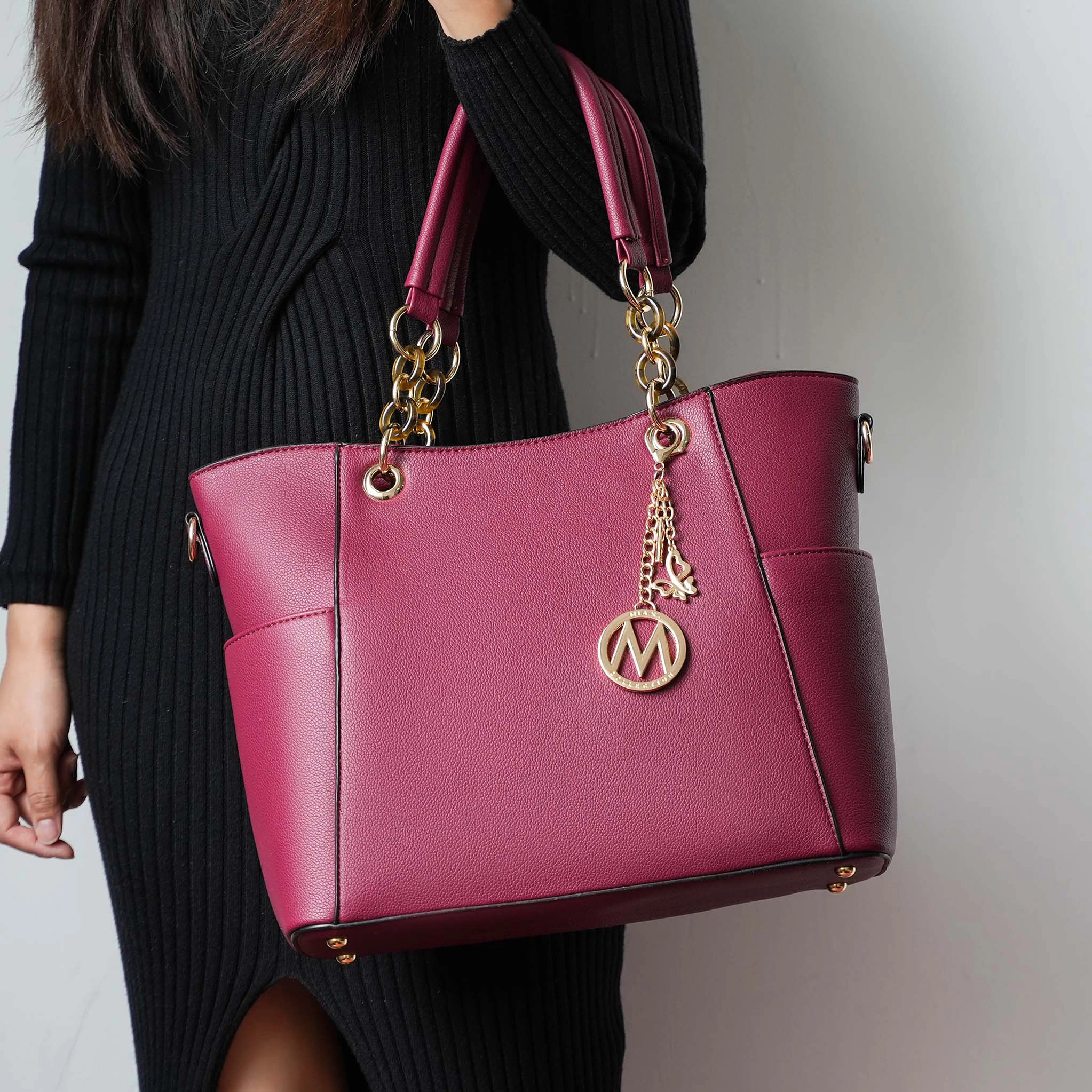 MKF Collection by Mia K Bonita Tote Bag with Matching Wristlet Wallet