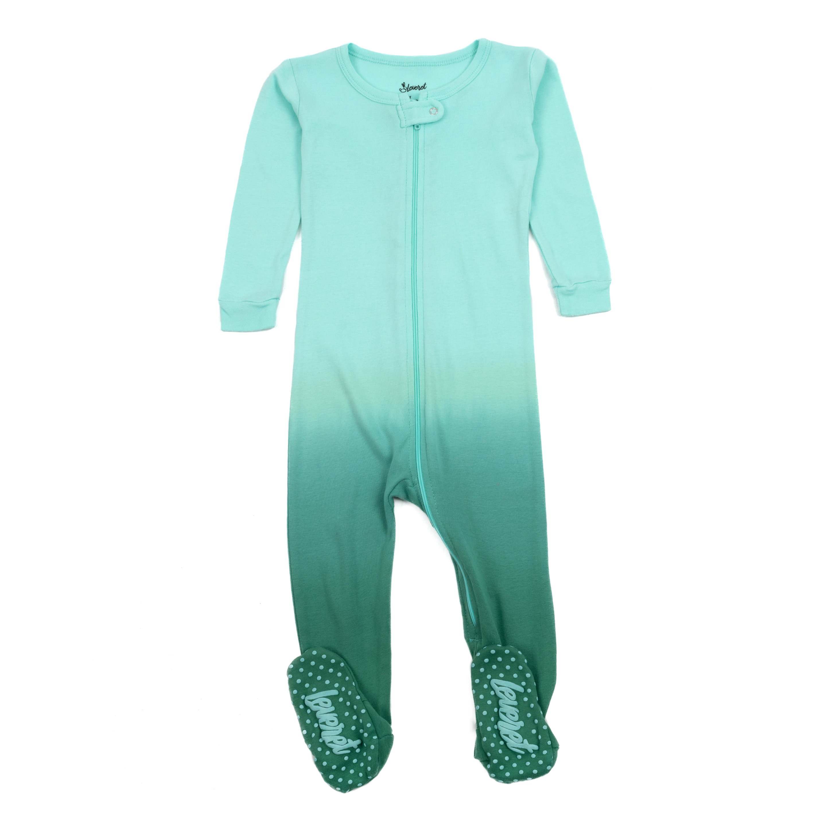 Leveret Toddler Ombre Cotton Footed Pajamas