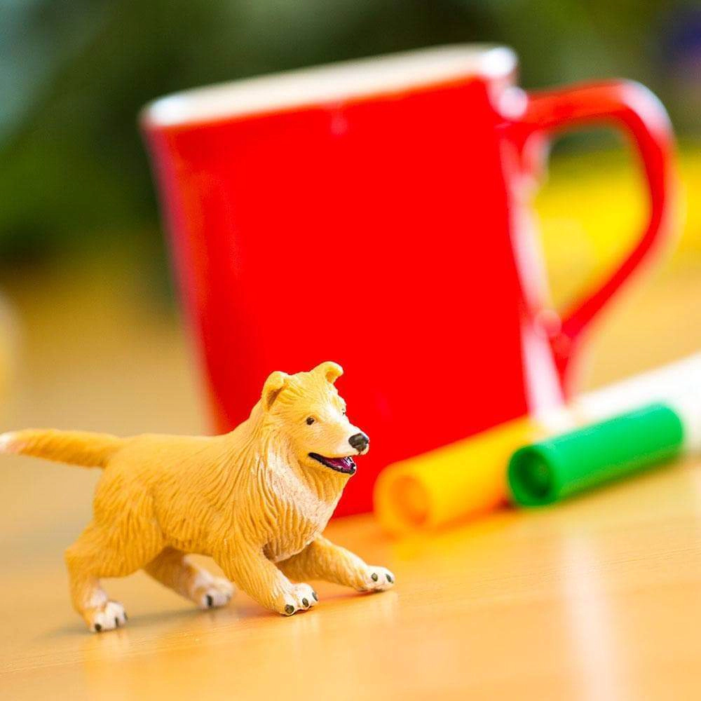 Safari Ltd. - Collie Puppy Kids Toy Figure