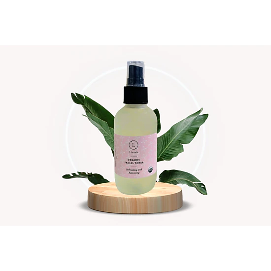 Lizush Organic Facial Toner - Refreshing and Balancing, 4 fl oz