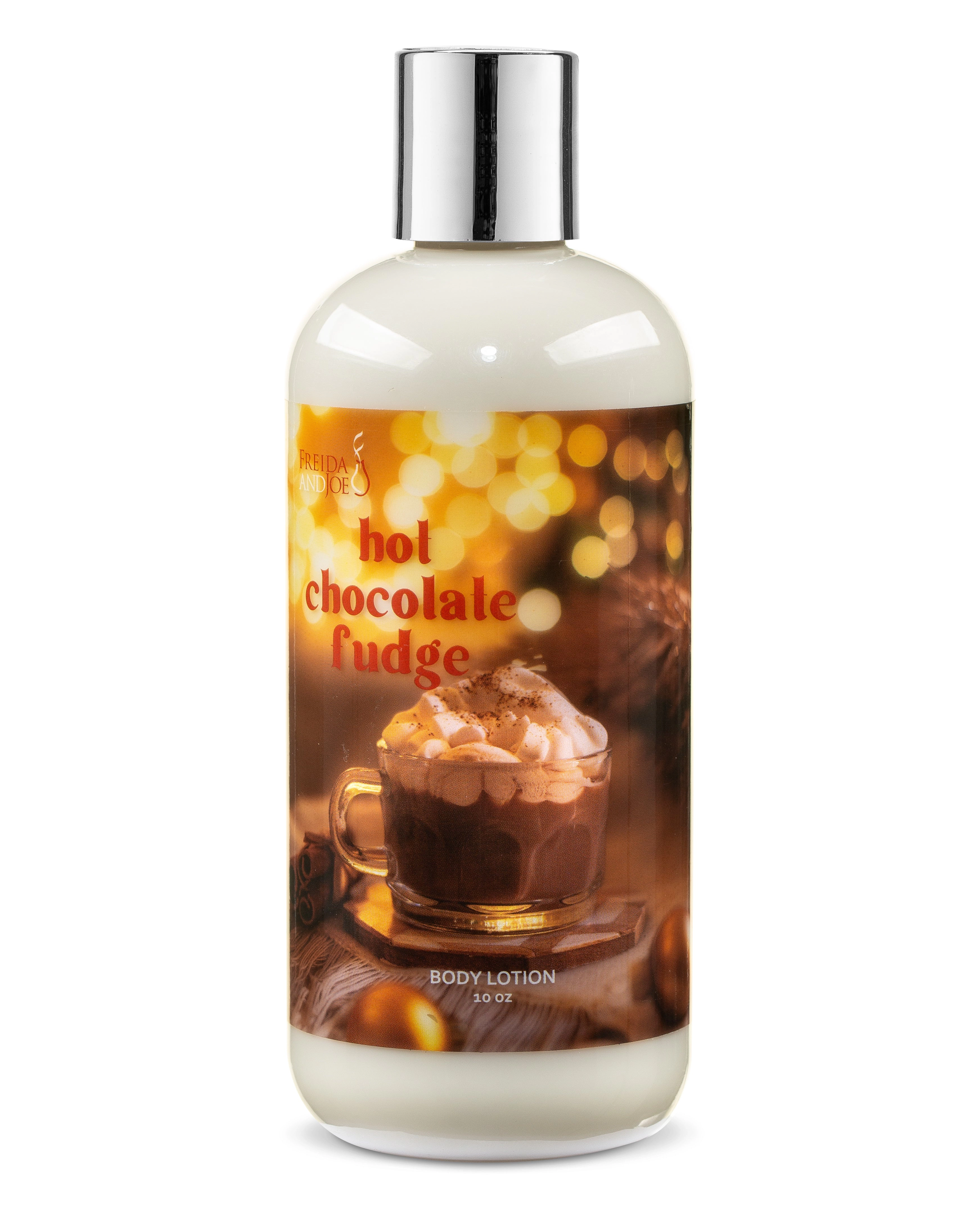 Freida and Joe Women Hot Chocolate Fudge Fragrance Body Lotion in 10oz Bottle
