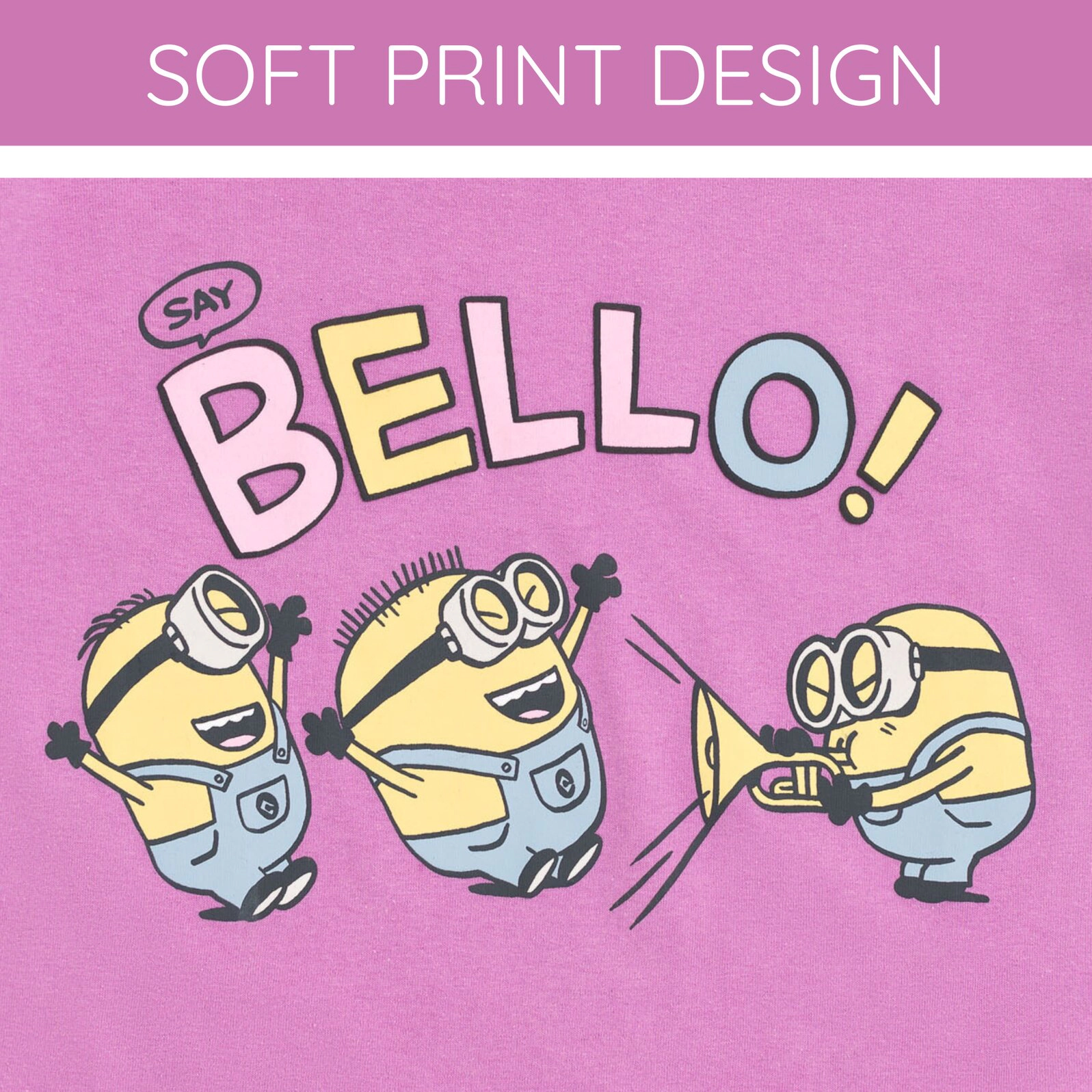 Minions Girls' Short Sleeve T-Shirt