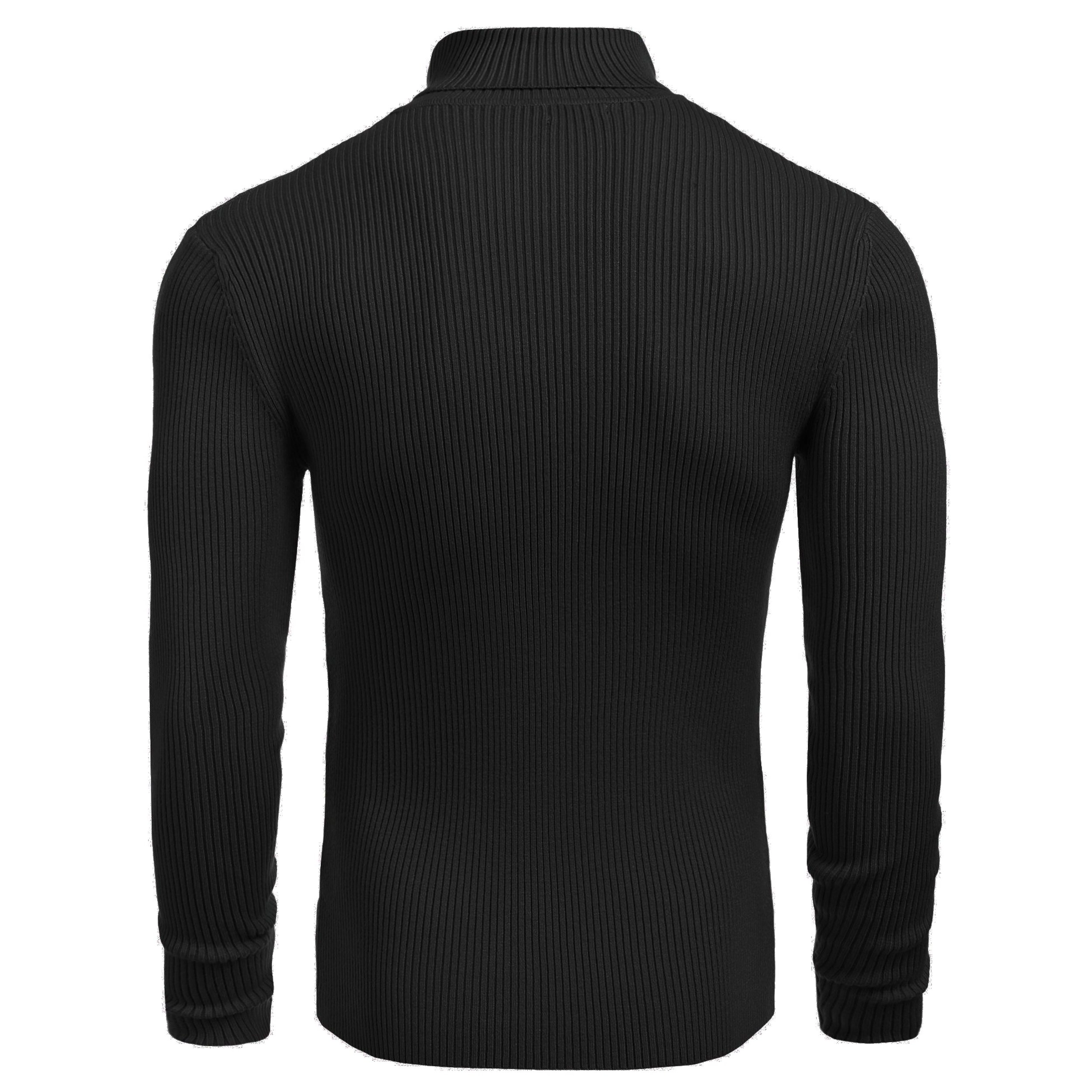 COOFANDY Men's Slim Fit Long Sleeve Turtleneck Sweater