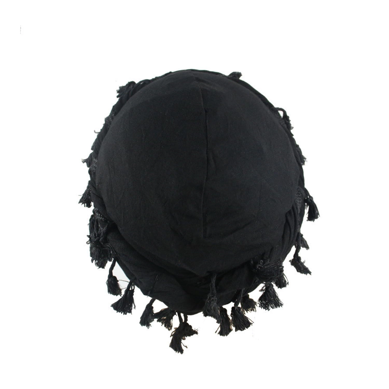 PIGFDK 2Turban For Men Women Satin Lined Durag Head Wrap VintModal Twist Halo With Tassel