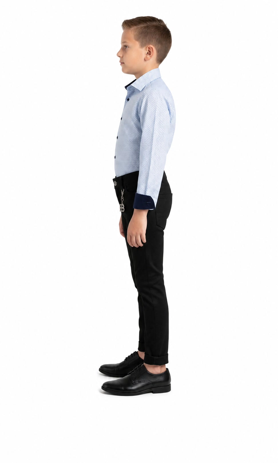 Elie Balleh Boys Slim Fit Stylish Printed Shirt