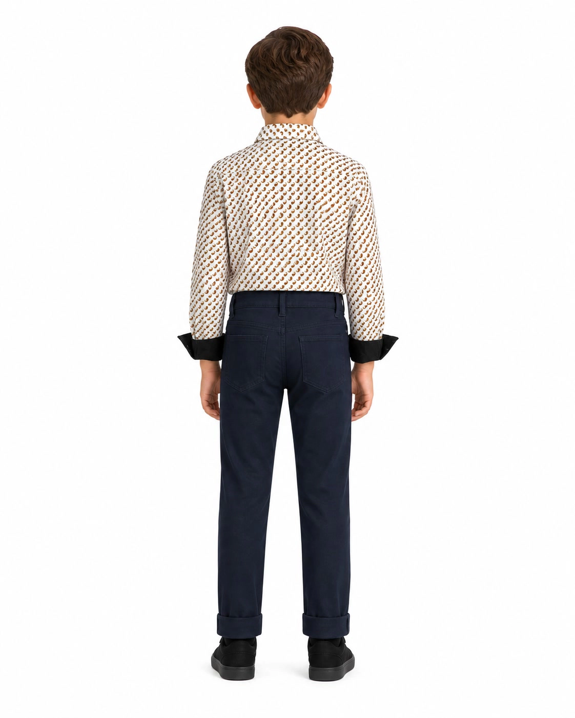Elie Balleh Boys Slim Fit Boys' Paisley Button-Down Shirt