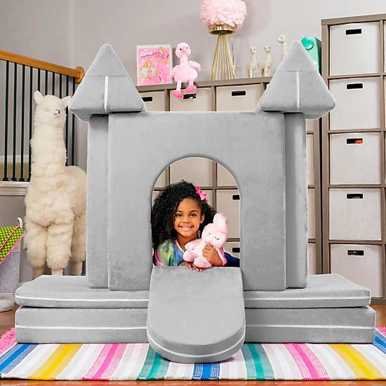 Zipline Playscape Castle Gate - Playtime Furniture for Imaginative Kids
