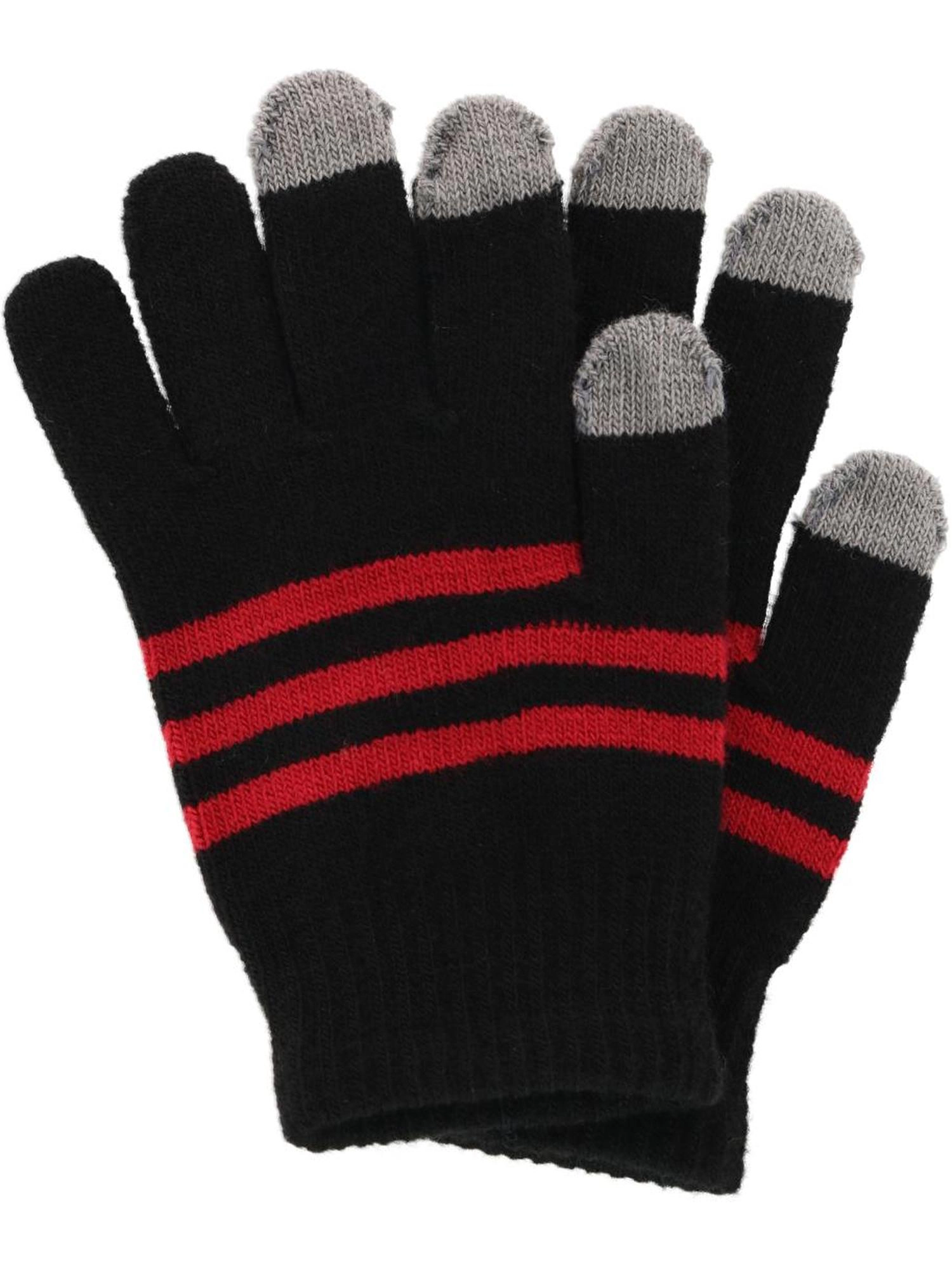 Grand Sierra Kids' One Striped Touchscreen Winter Glove