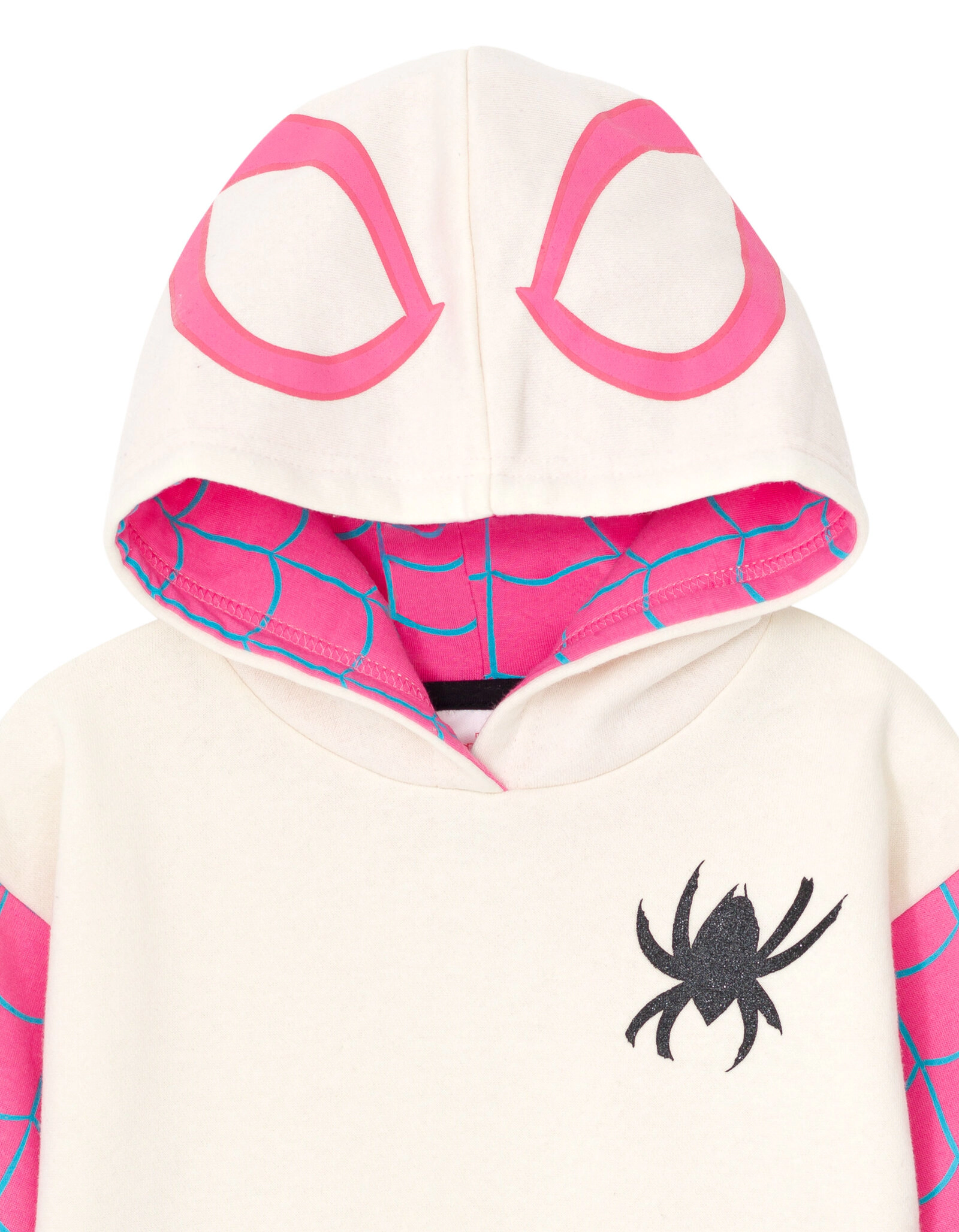 Marvel Spider-Verse Girls' Cosplay Fleece Hooded Dress