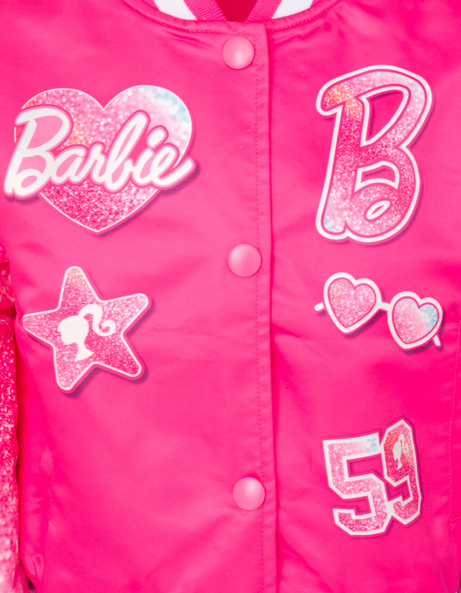 Barbie Girls' Varsity Bomber Jacket