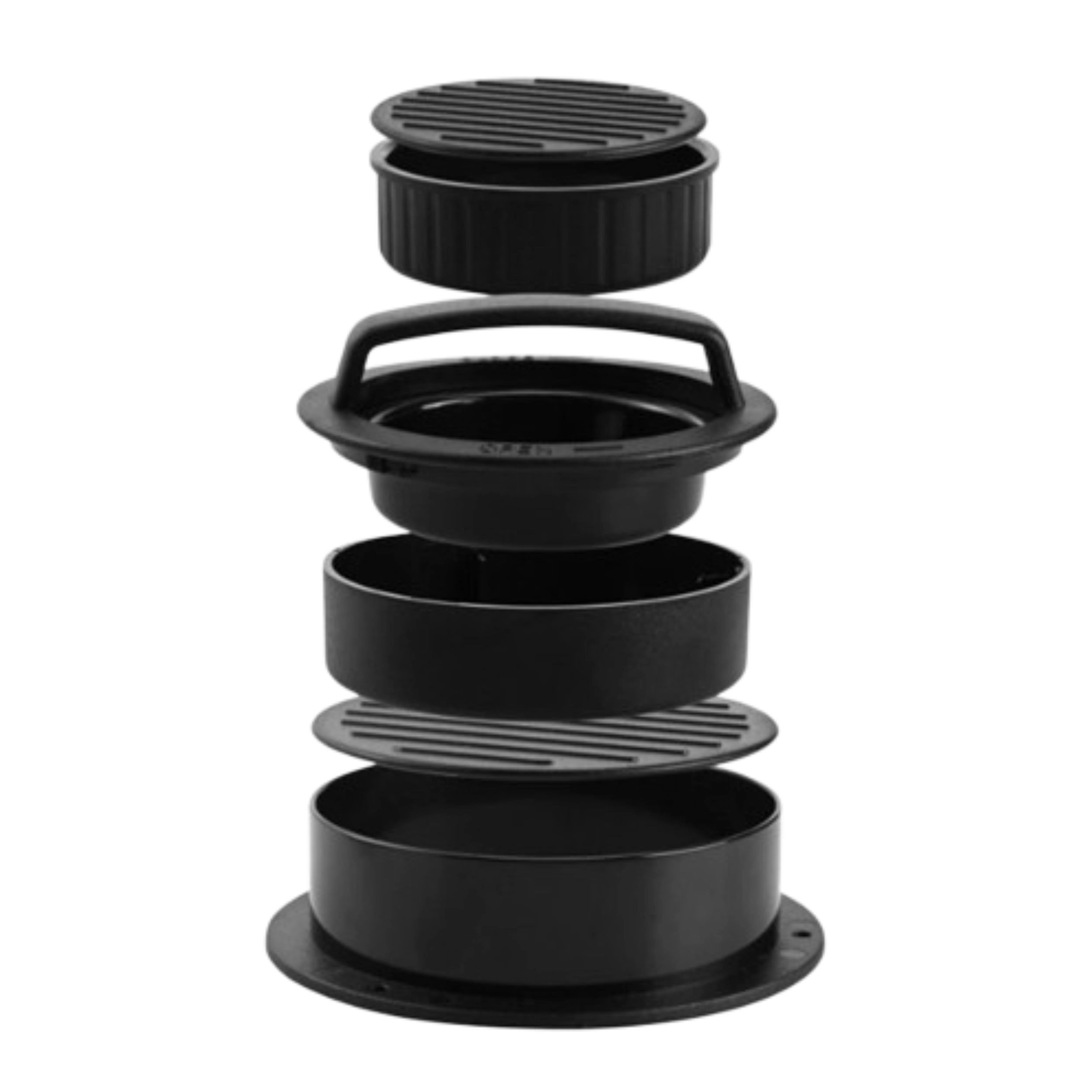 Home Collection 3-in-1 Burger Press Patty Maker Kit with 100 Wax Paper Sheets
