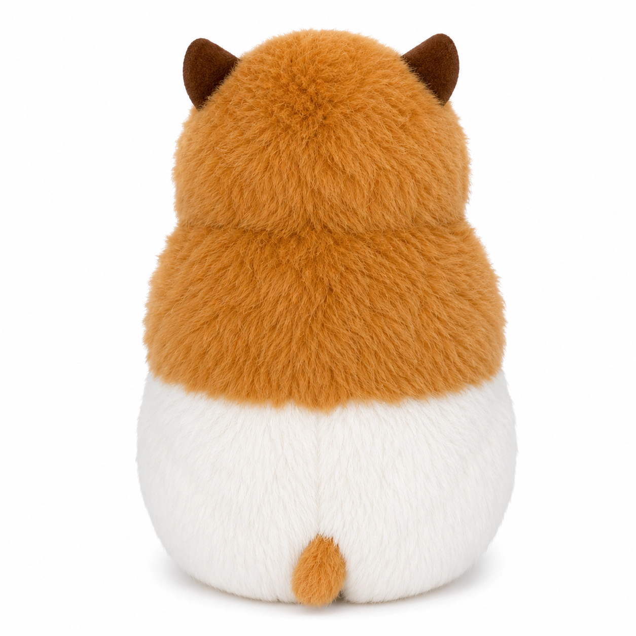 Auswella Plush Hadley: Your Charming Brown and White Syrian Hamster Companion