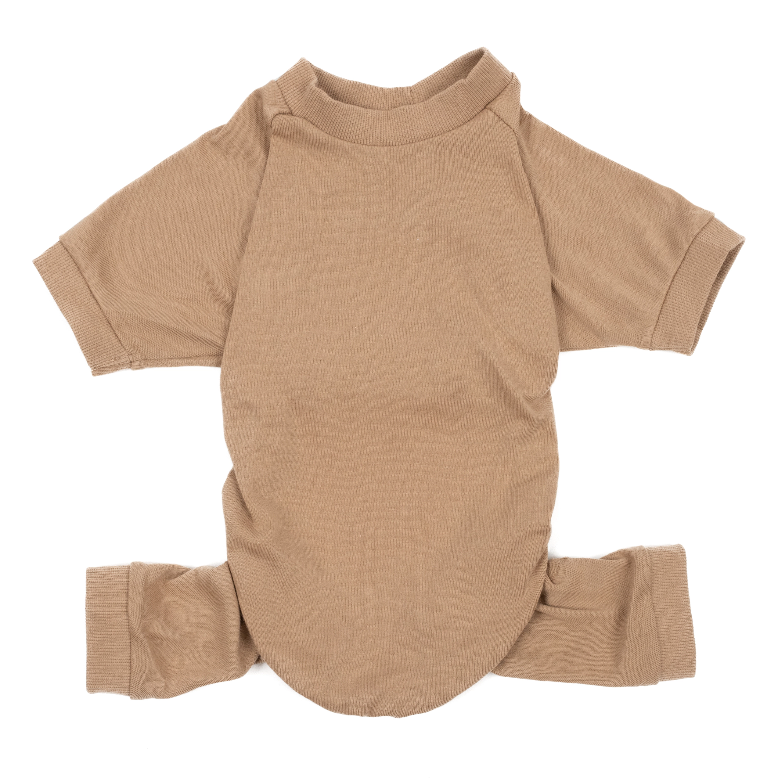 Leveret Dog Cotton Neutral Solid Pajamas