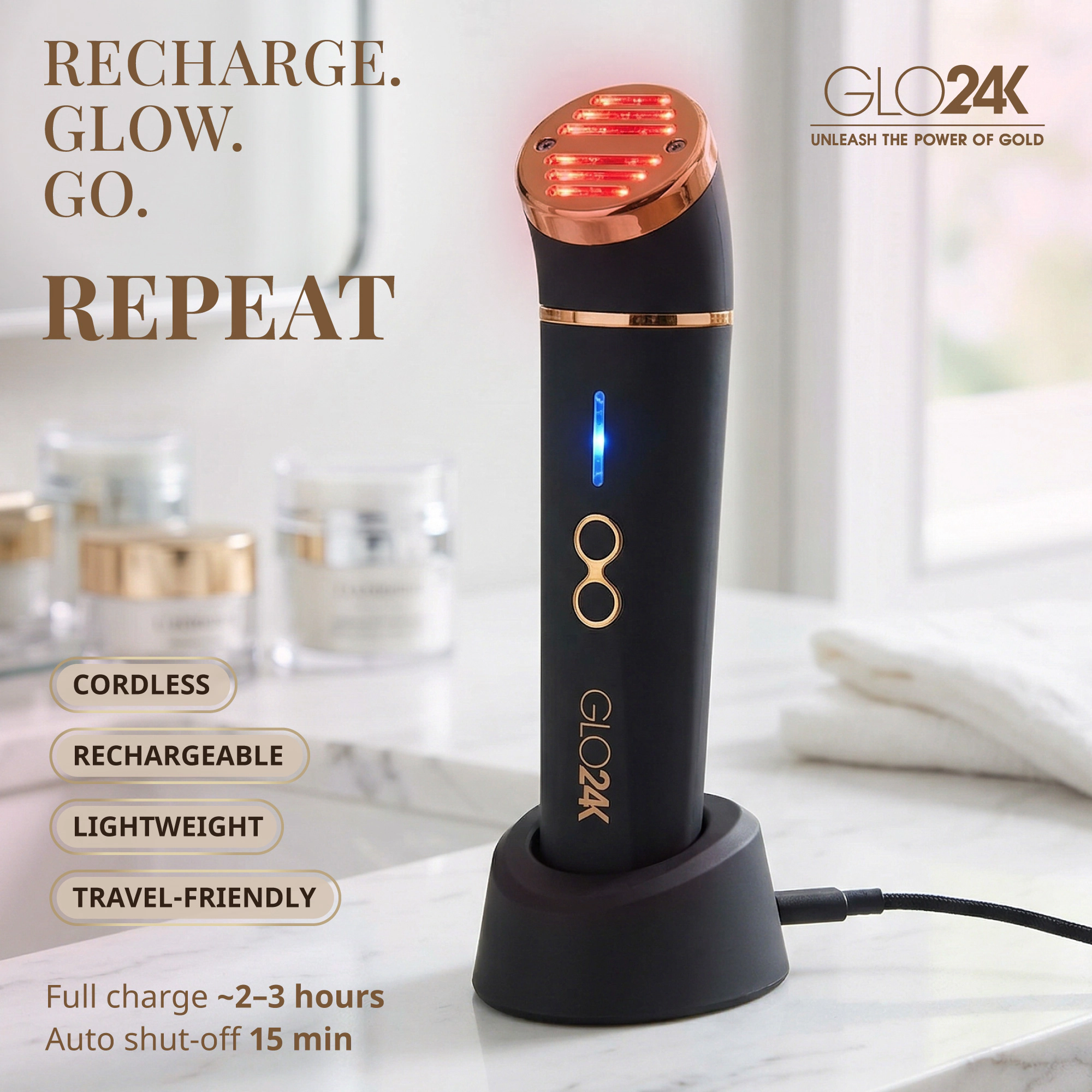 GLO24K Skin Rejuvenation Beauty Device