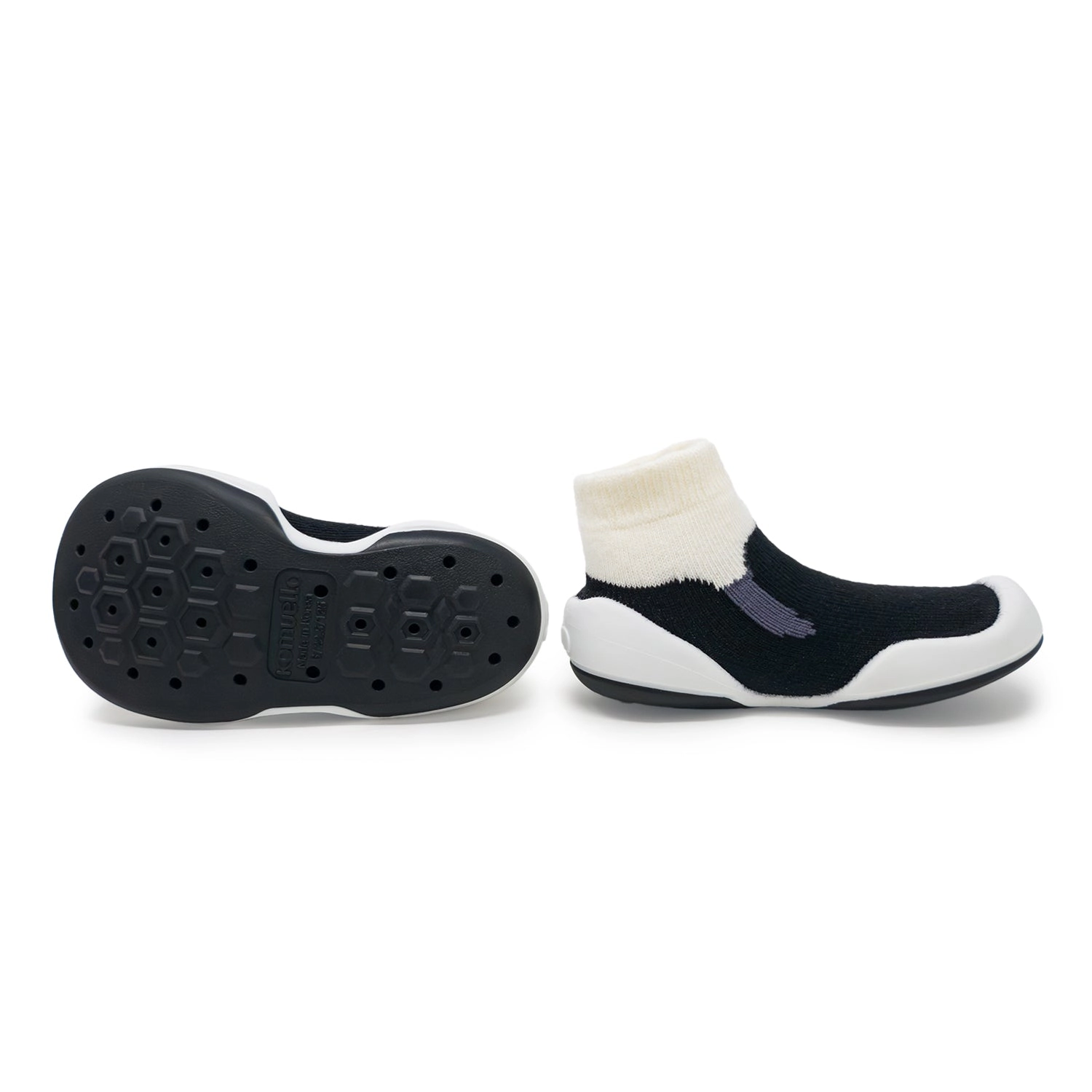 Komuello Baby Boy First Walk Sock Shoes Midnight Dash