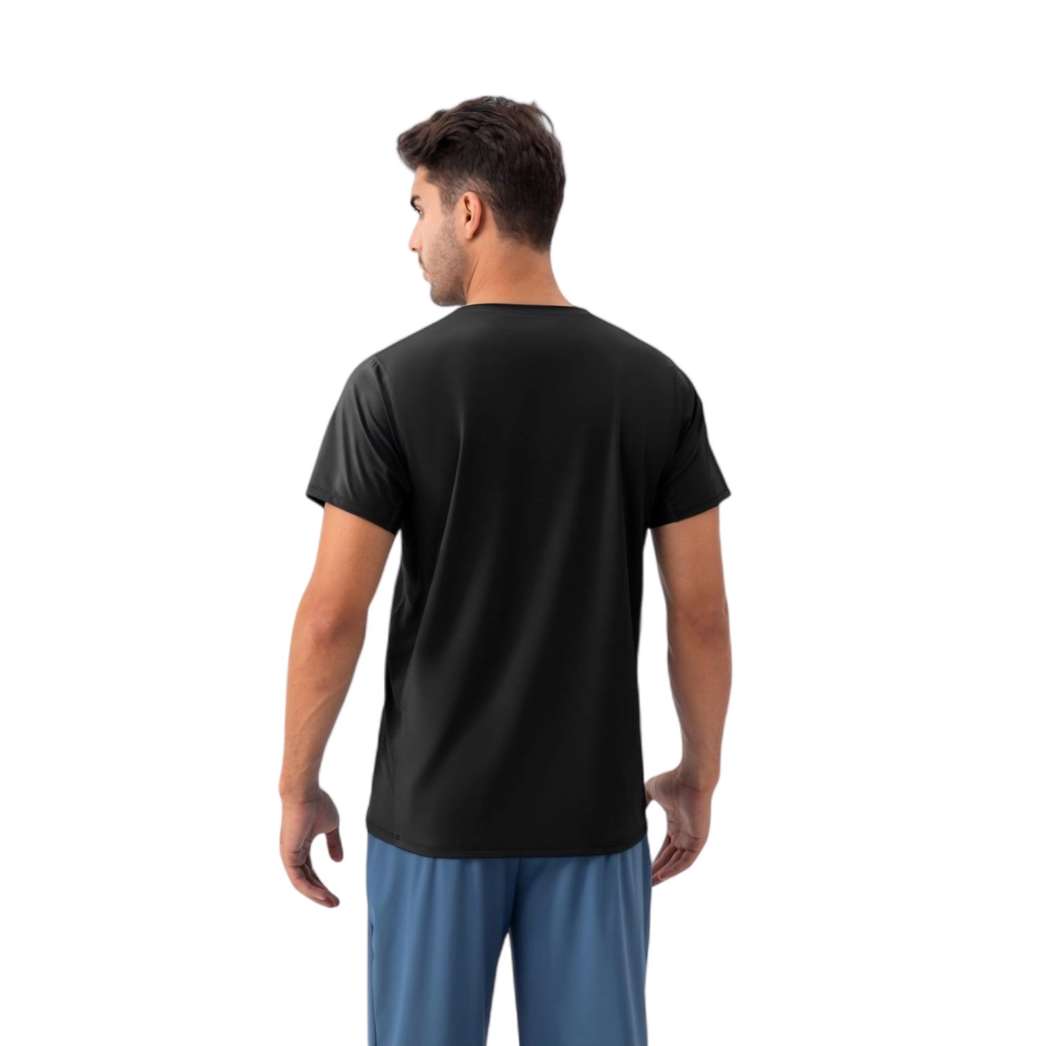 Anna-Kaci Men's Classic Fit Athletic T-Shirt with Quick-Dry Fabric and Short Sleeves