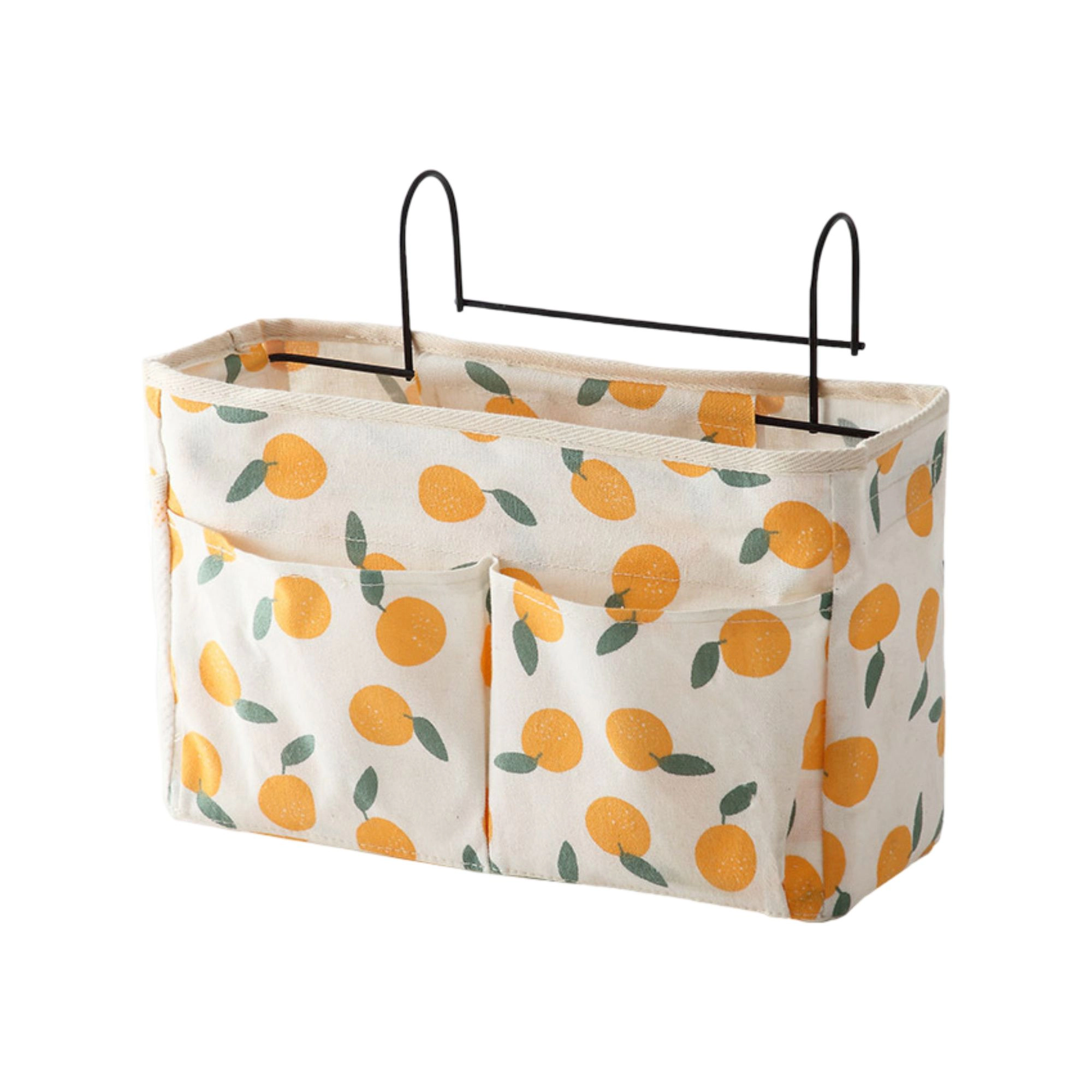 Alilang Women Bedside Hanging Storage Organizer with Multiple Pockets Desk Side Caddy for Dorm Bedroom