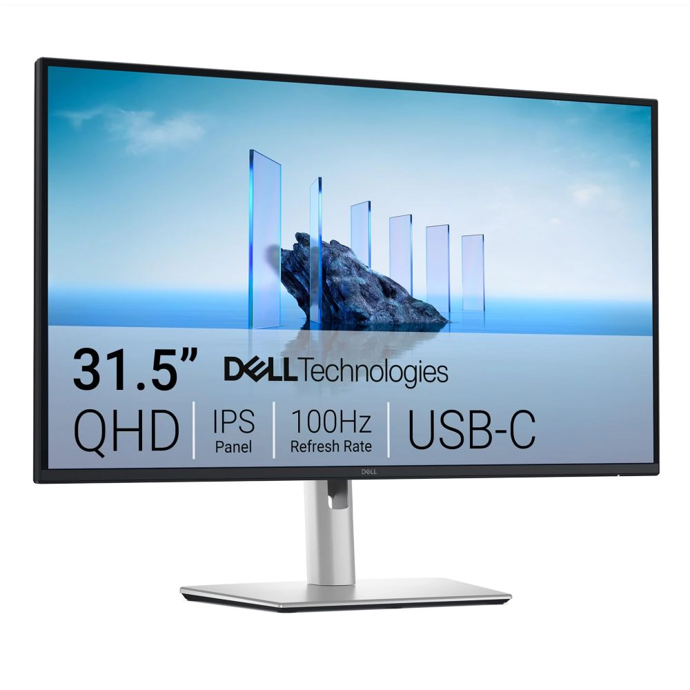 Dell Pro 32 Plus QHD USB-C Hub Monitor P3225DE 31.5-inch QHD (2560x1440) 100Hz 8ms Display