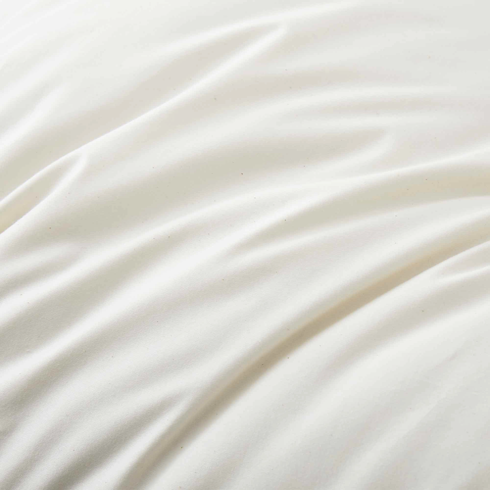 Puredown Selected Organic Cotton White Duck Down Pillow, Soft Breathable Bed Pillow, 1-Pack