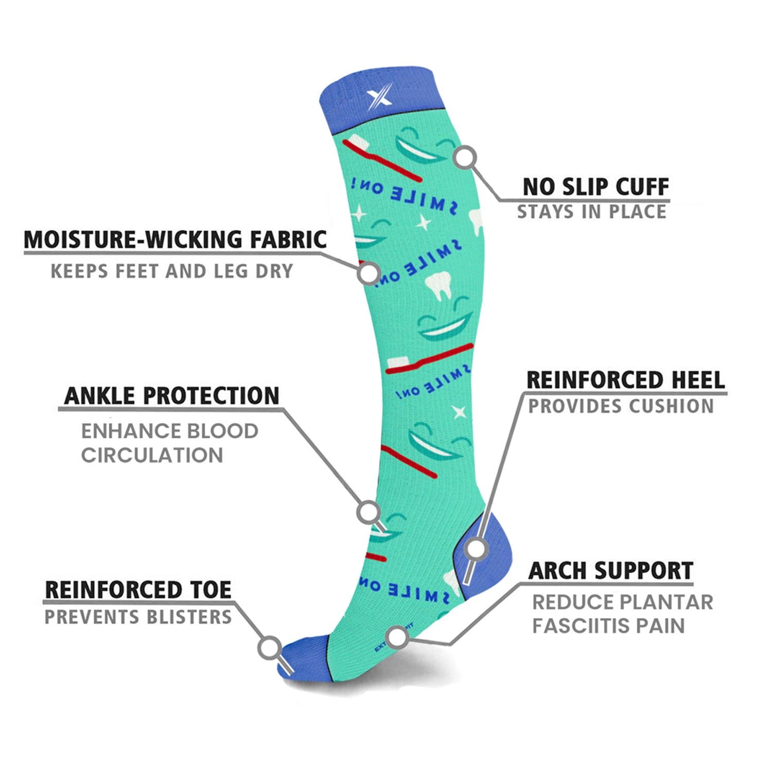 Extreme Fit Compression Socks Knee High - Made For