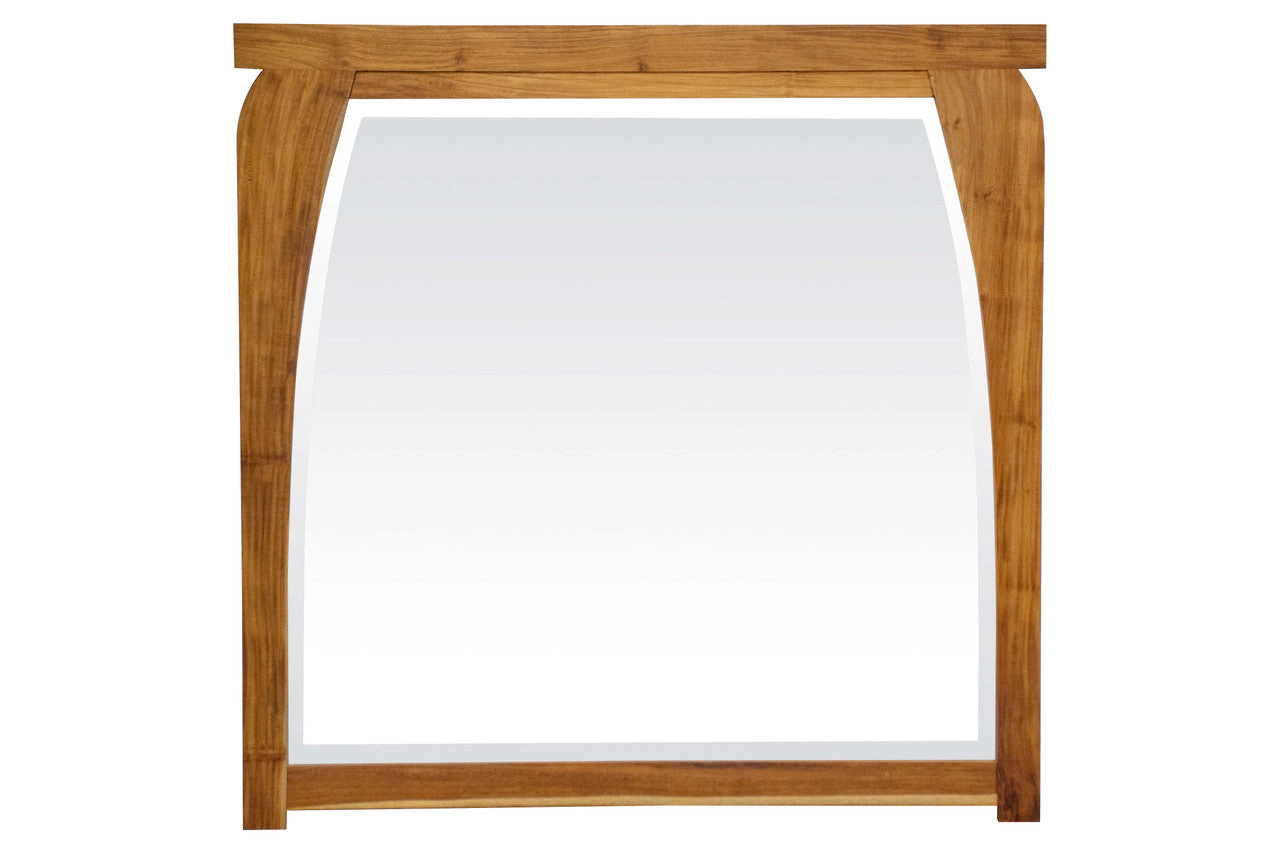 EcoDecors Tranquility Teak Hanging Vanity Mirror