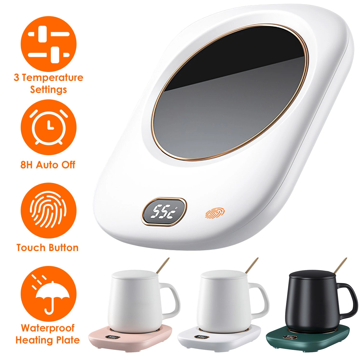 GBruno USB Electric Coffee Mug Warmer