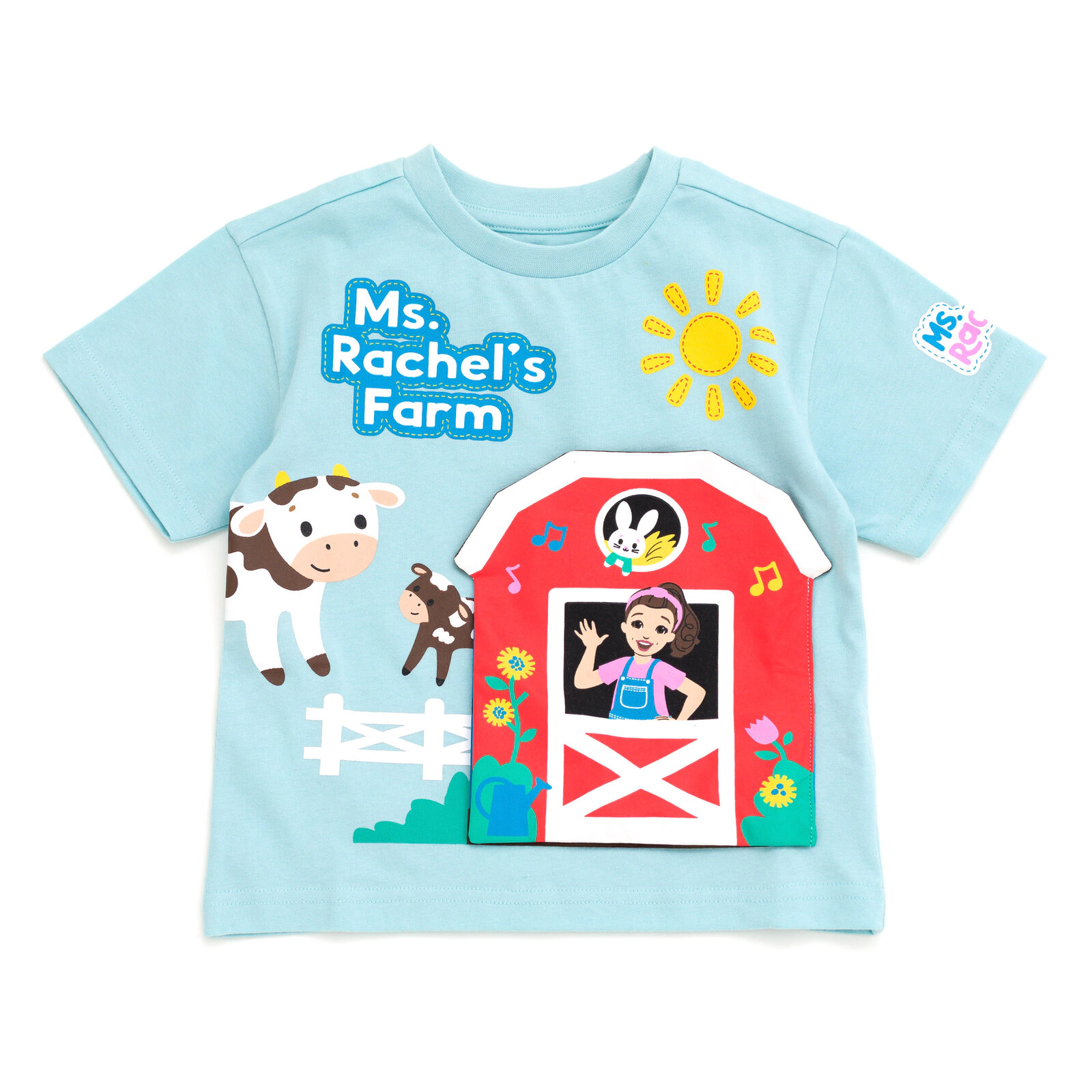 Ms. Rachel Short Sleeve T-Shirt  with 3D Flap