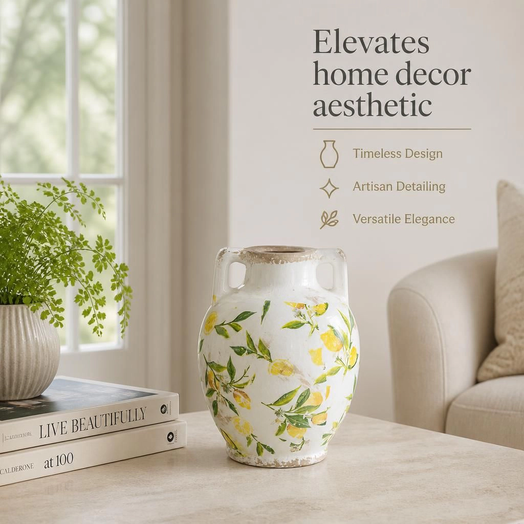Toemoa Decorative Ceramic Table Vase