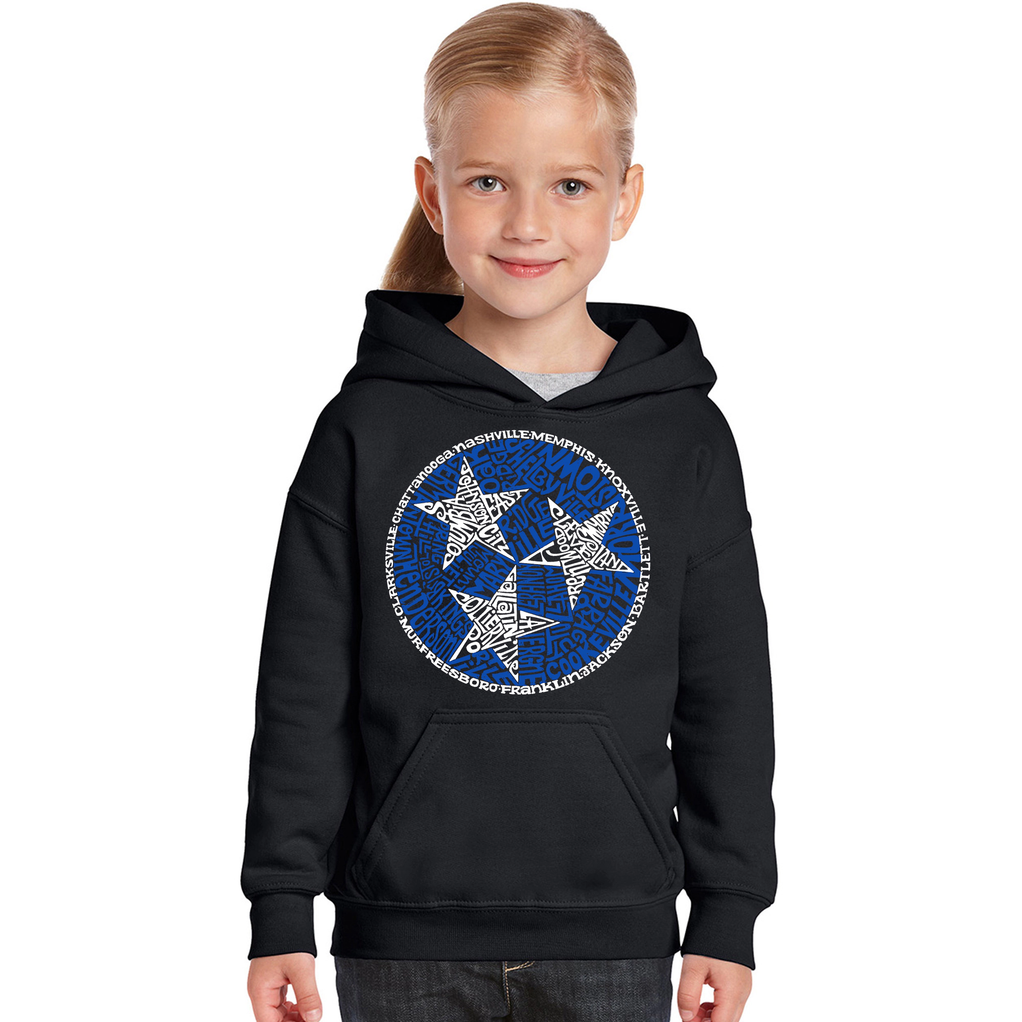 LA Pop Art Girls Word Hoodie - Tennessee Tristar