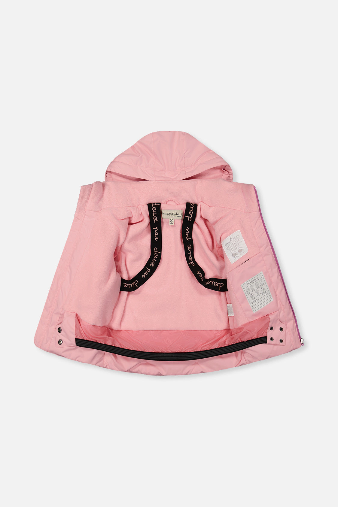 Deux par Girls Two Piece Play Snowsuit with Hooded Jacket and Snow Pants