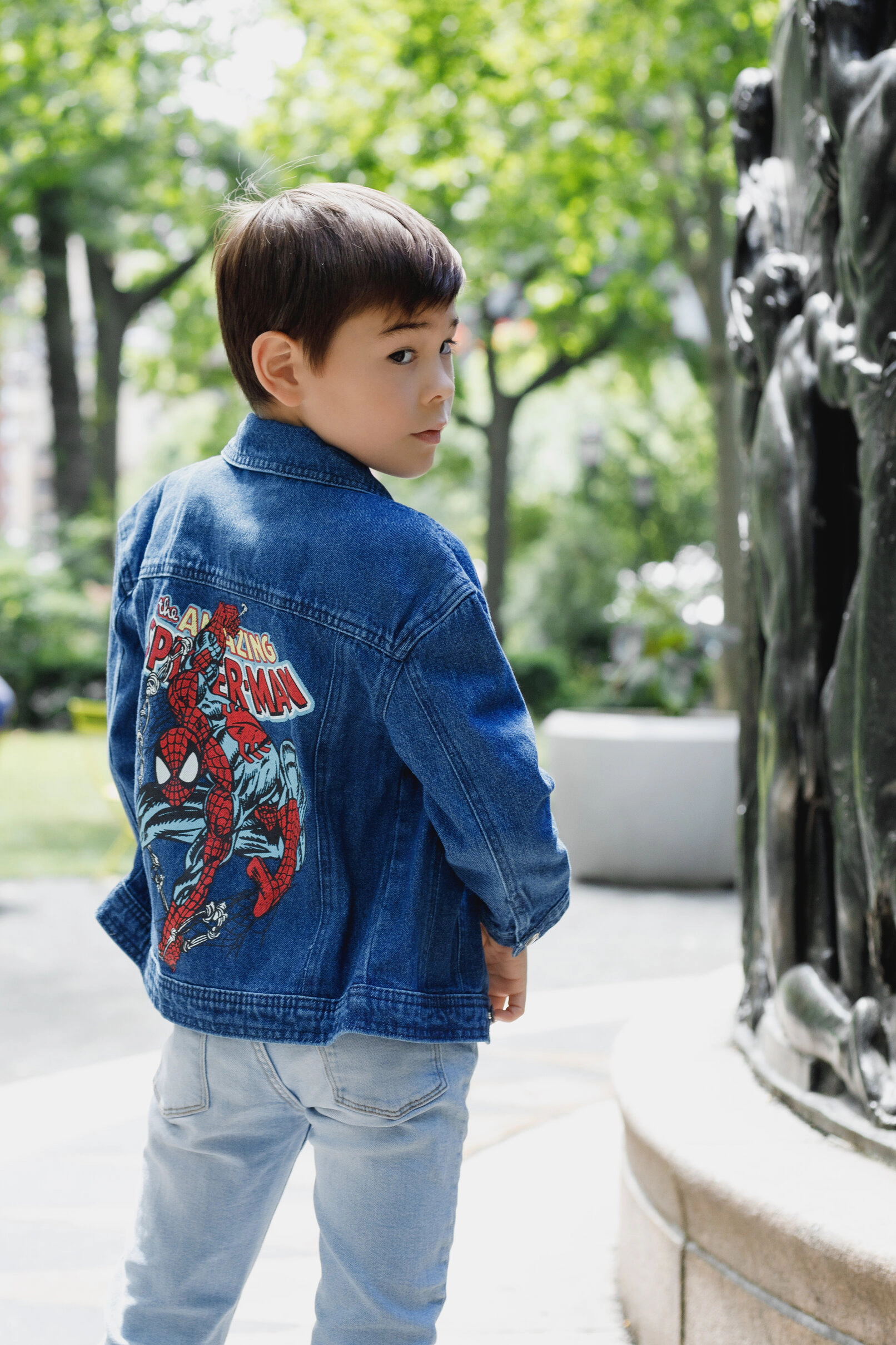 Marvel Spider-Man Boys' Denim Jacket