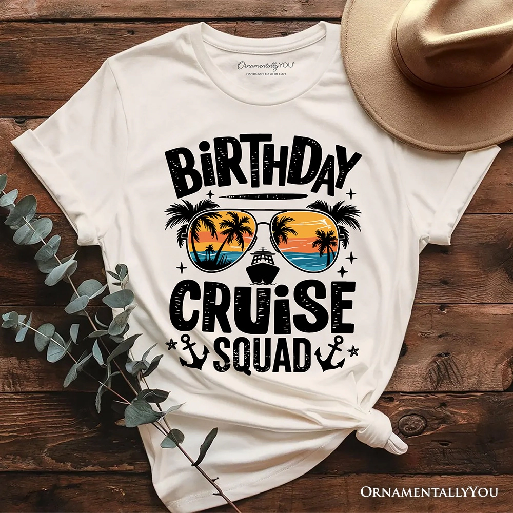 OrnamentallyYou Unisex Birthday Cruise Squad T-Shirt