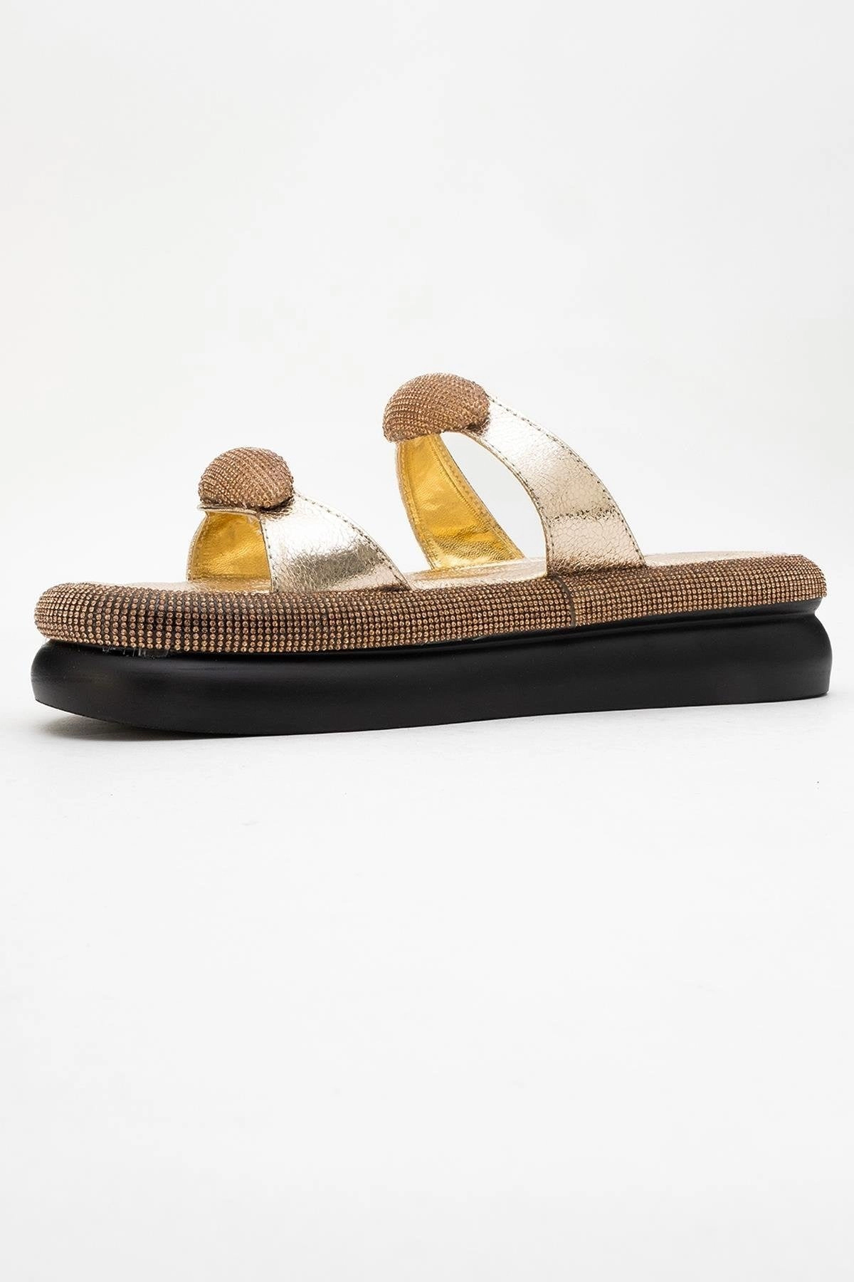 Prologue Shoes Womens Finery Embellished Platform Slide