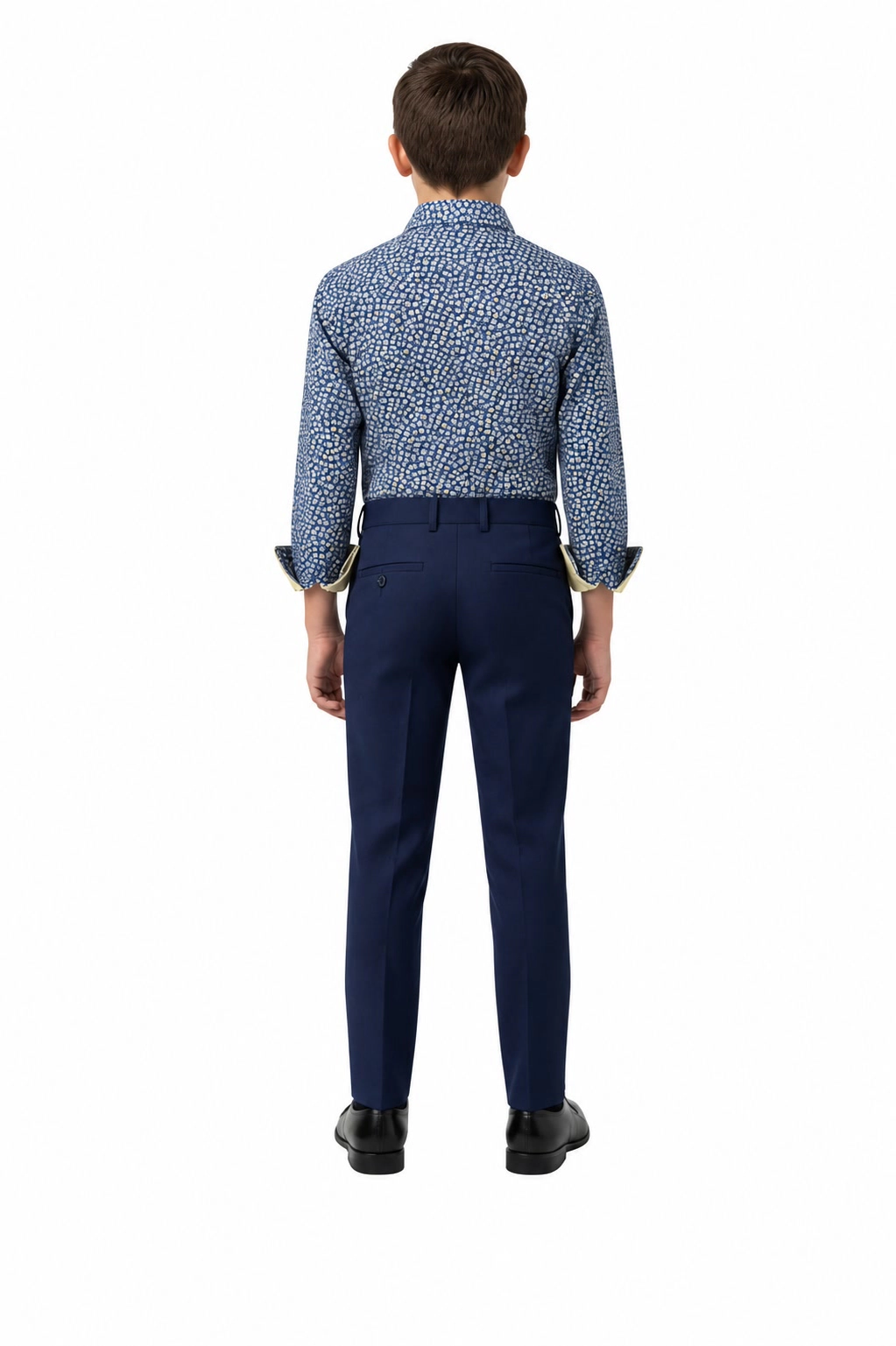 Elie Balleh Boys Slim Fit Floral Shirt