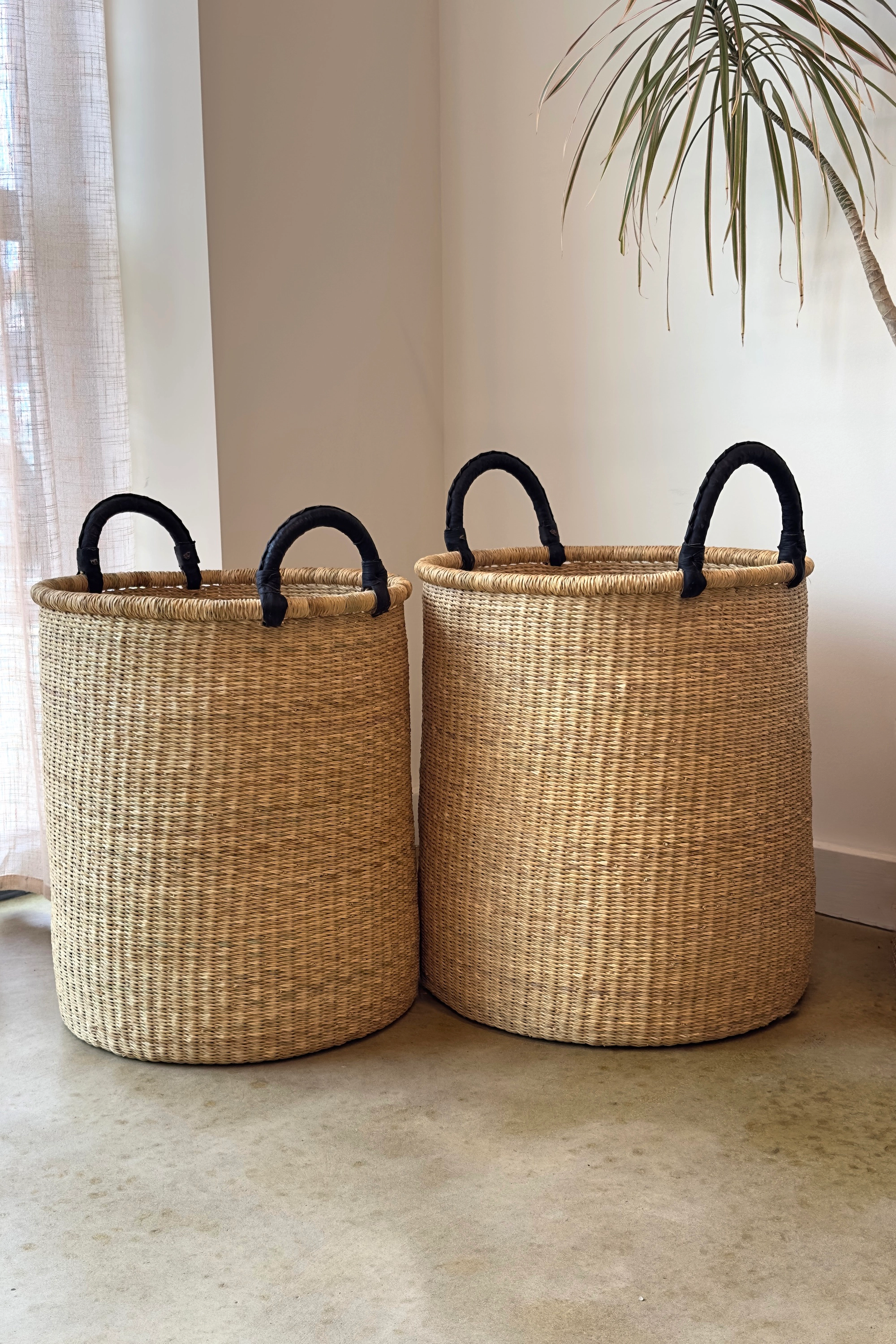 Mbare Set of 2 Handwoven Hamper