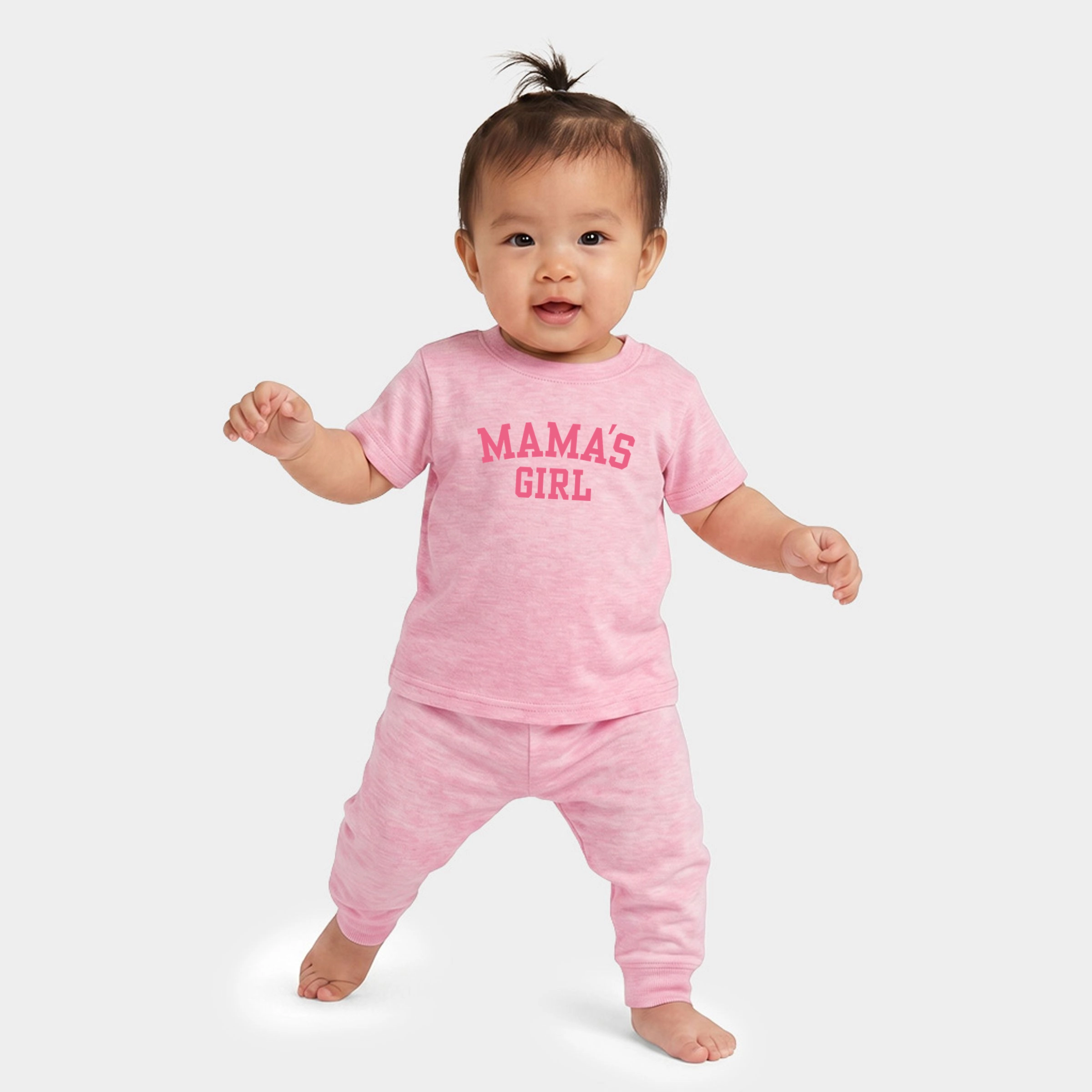 The Juniper Shop - Infant Jogger Pant Crew Set Mama's Girl Varsity