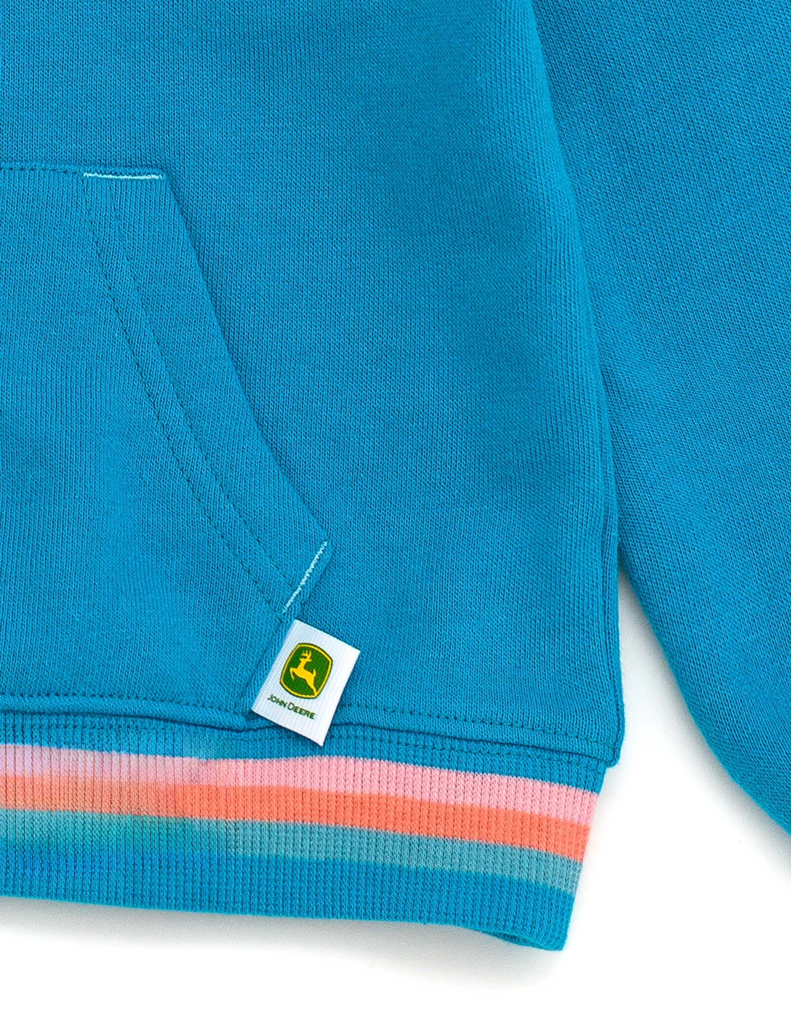 John Deere Girls' Fleece Hooded Sweatshirt