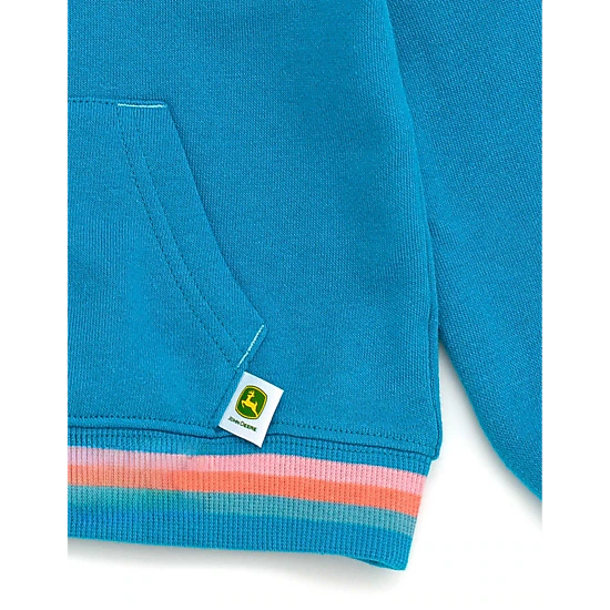 John Deere Girls' Fleece Hooded Sweatshirt