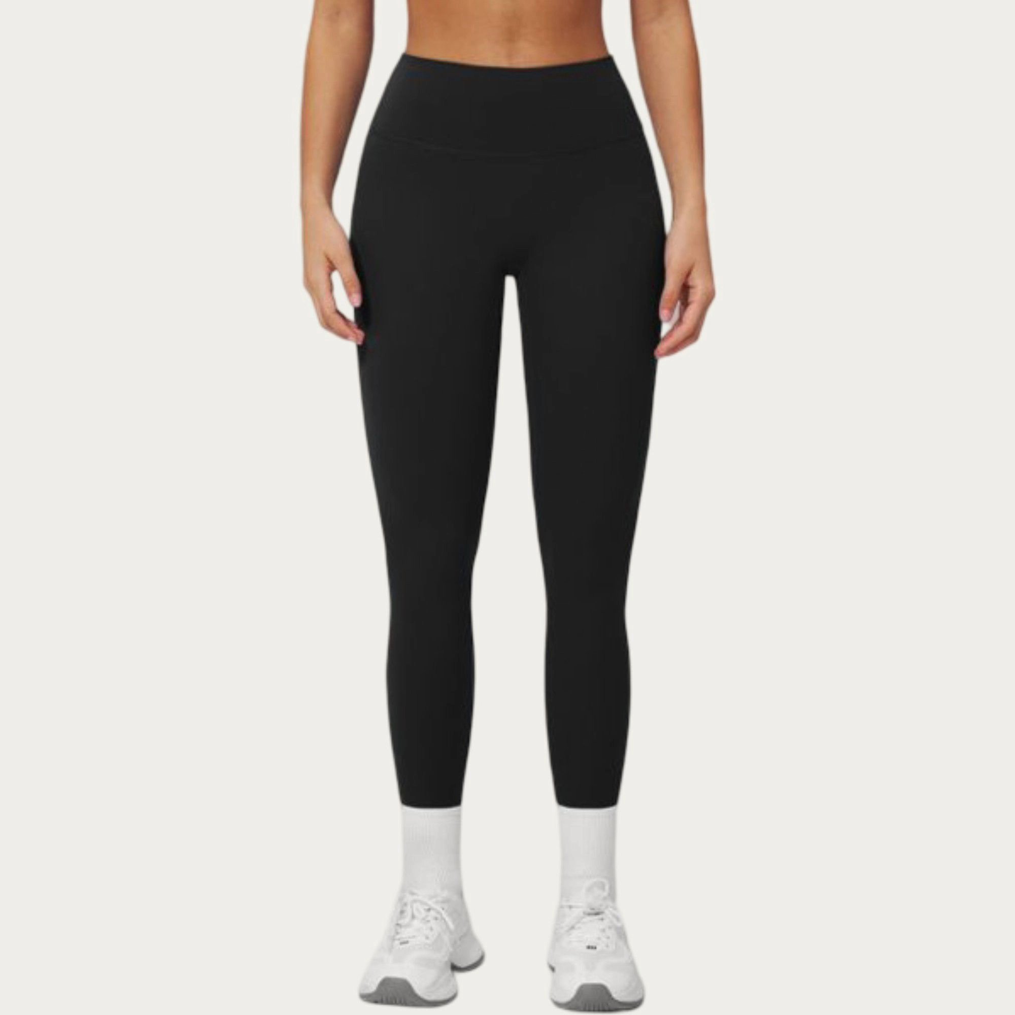 Anna-Kaci Active Women's High Waist Leggings with Smooth Stretch Fabric and Curved Seam Detail