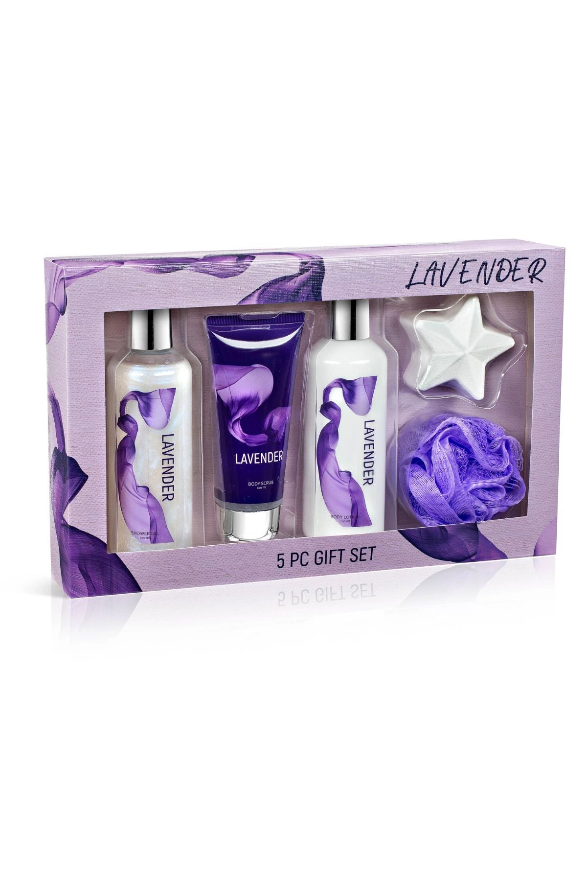 Freida and Joe Women Lavender Fragrance Bath and Body Collection Gift Box Set