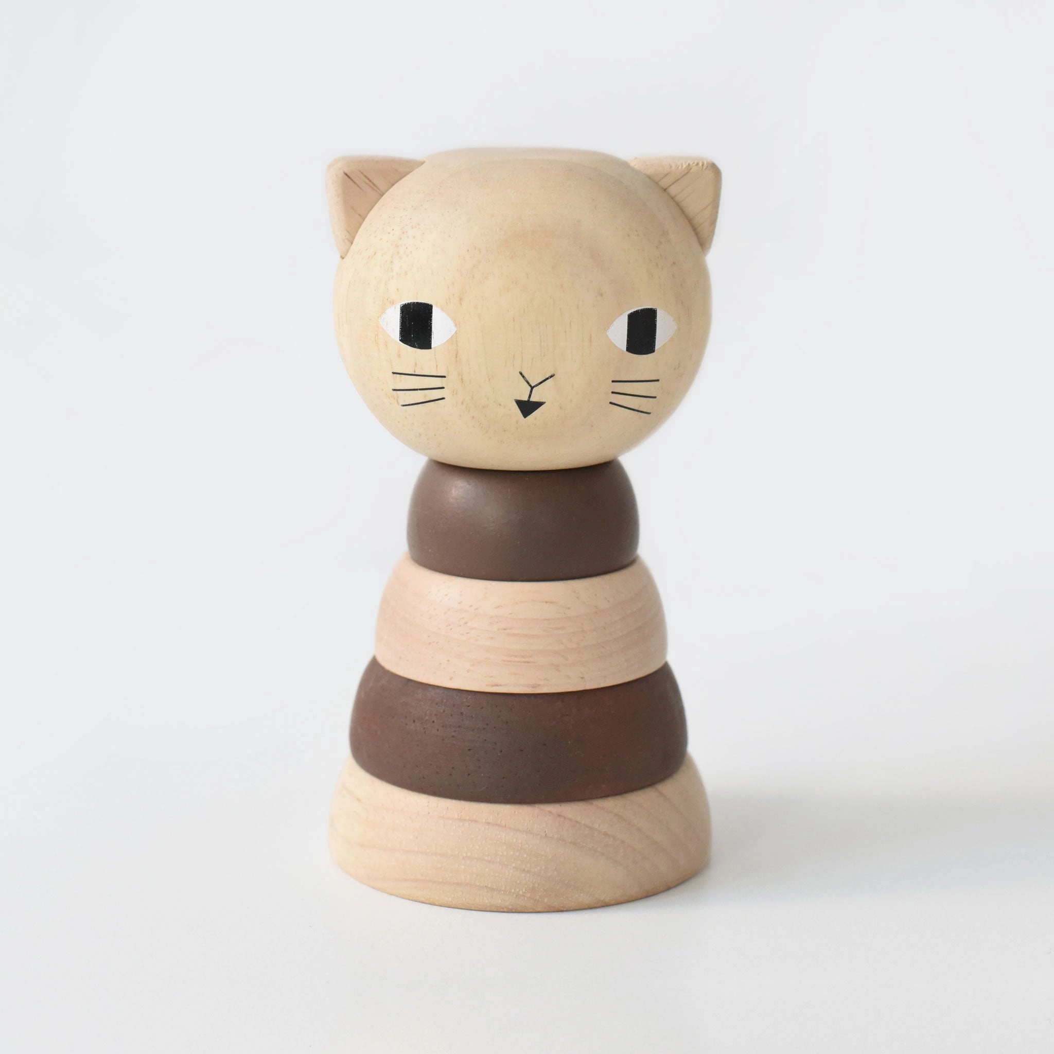 Wee Gallery Wooden Cat Stacker