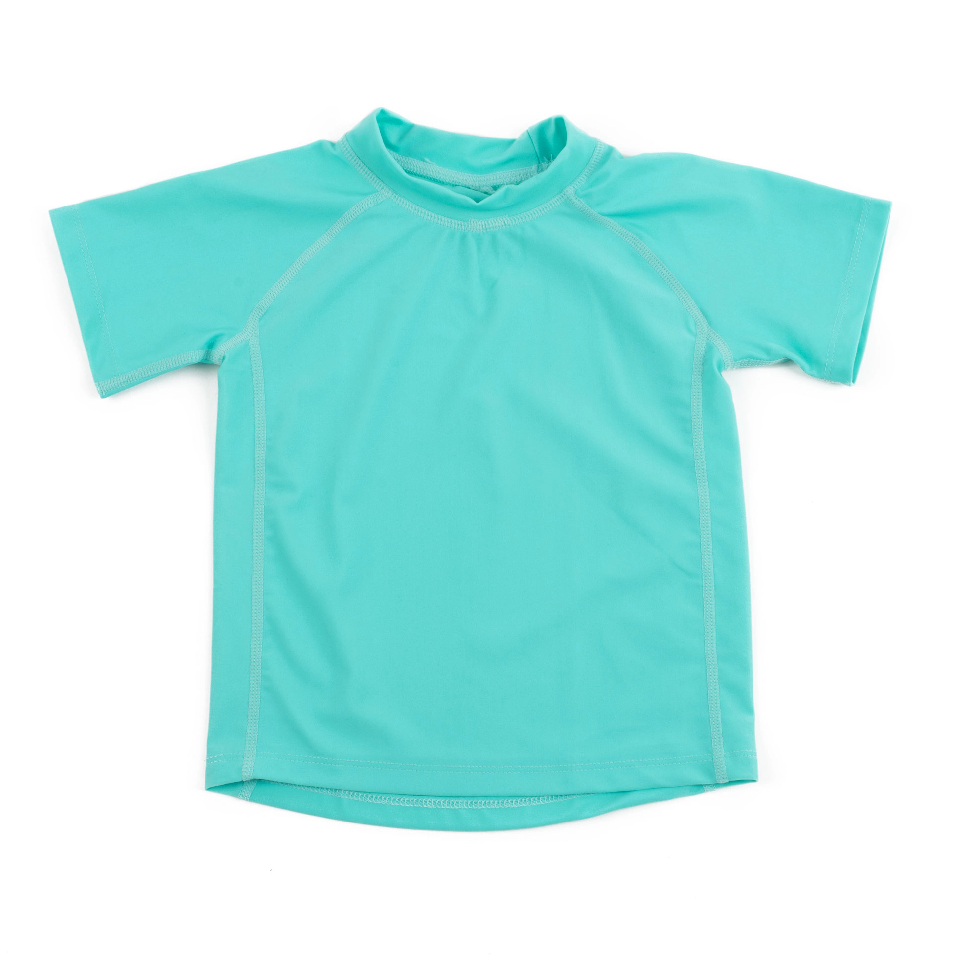 Leveret Baby Short Sleeve UPF 50+ Sun Protection Rash Guard Swim Shirt