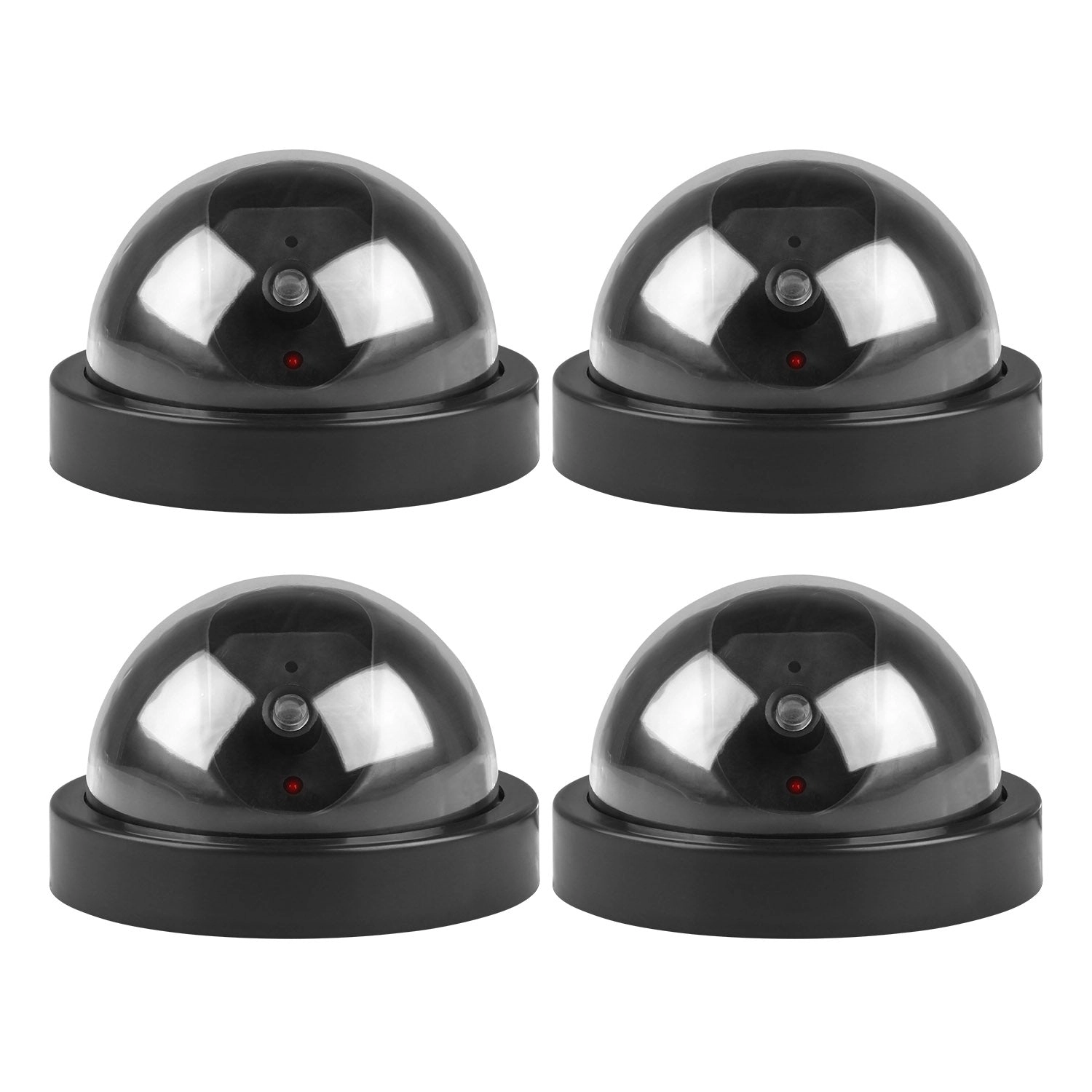 GBruno 4-Piece Dome Dummy Security Camera Set