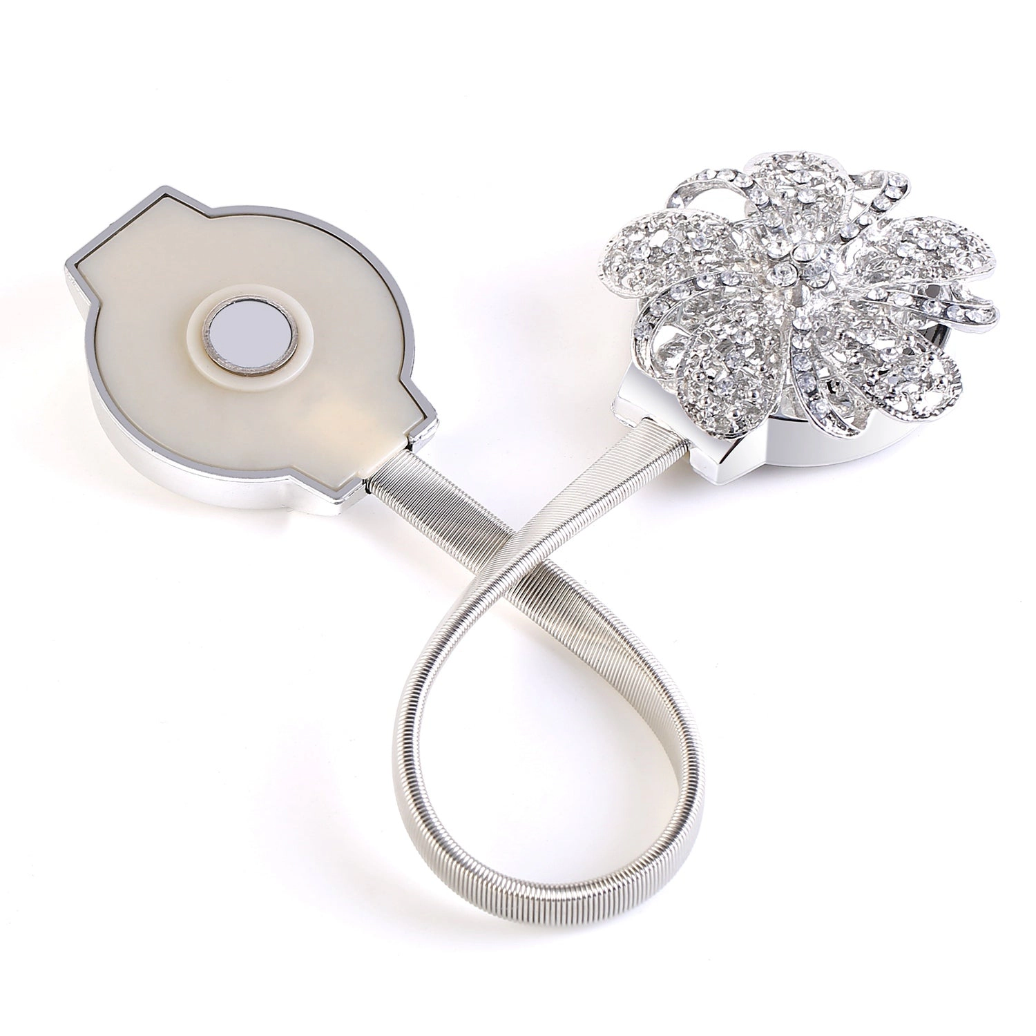 GBruno 2-Piece Magnetic Floral Curtain Tiebacks