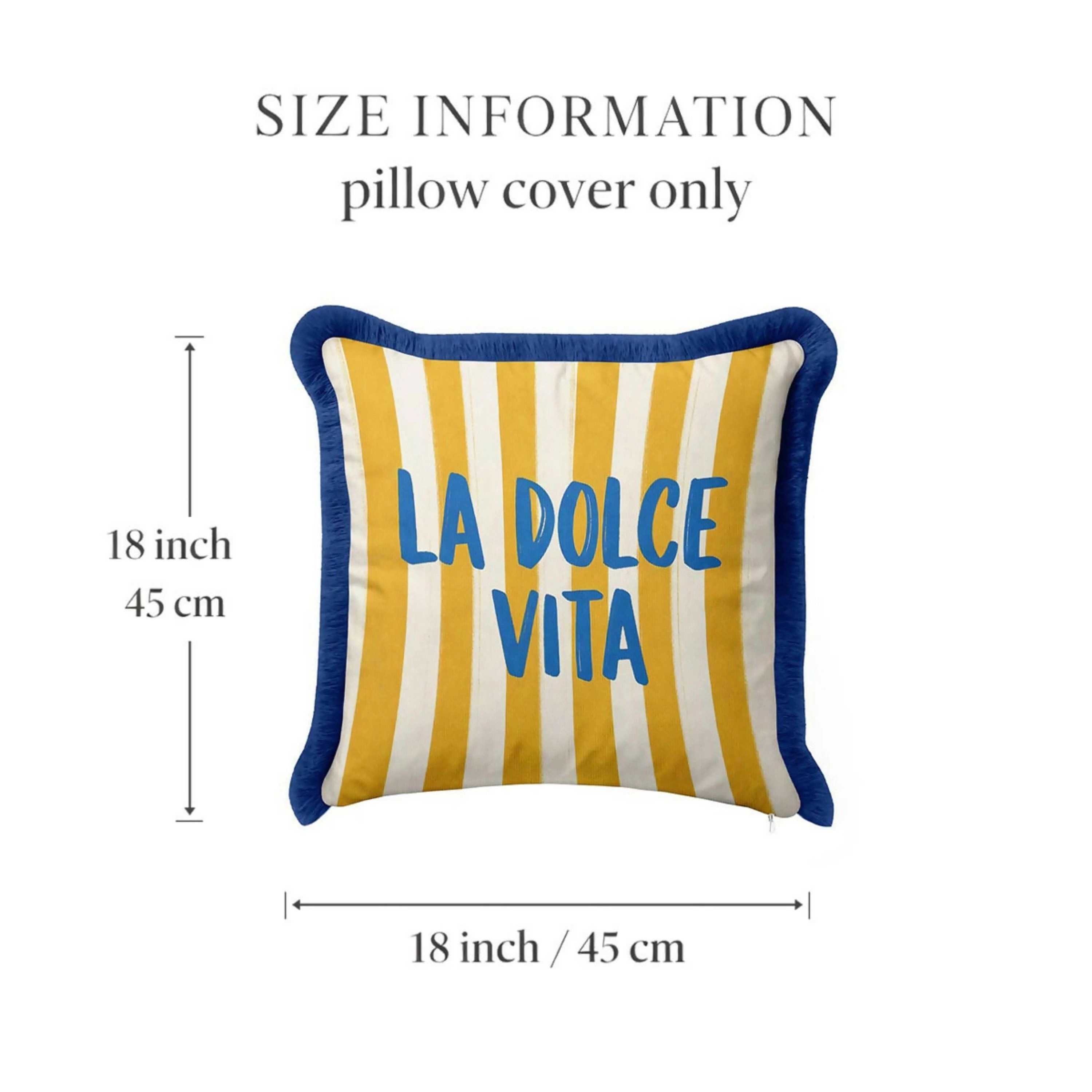 Wear Sierra Mediterranean Coastal Fringed set of 2 Throw Pillow Cover